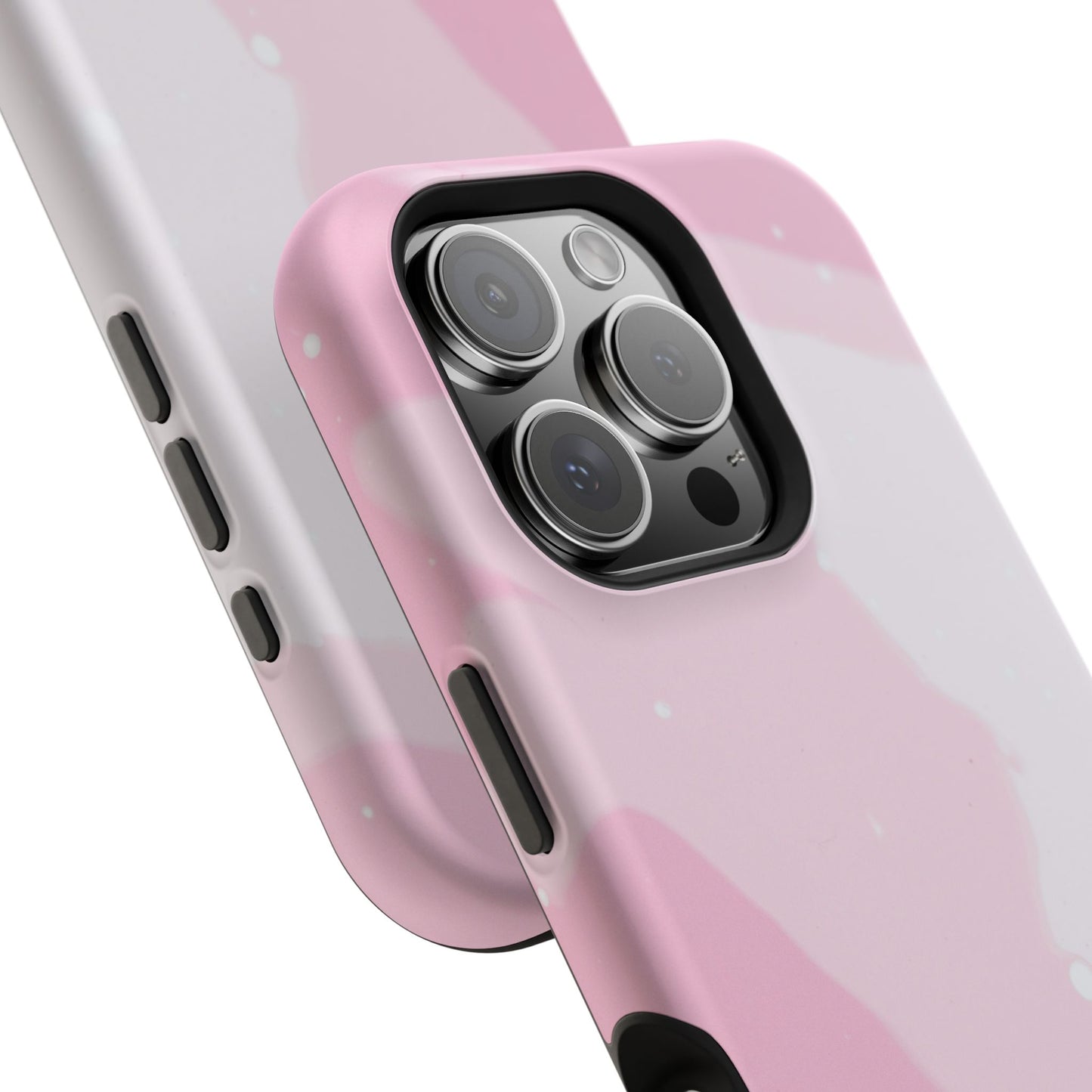 Pink and White Magnetic Tough Case