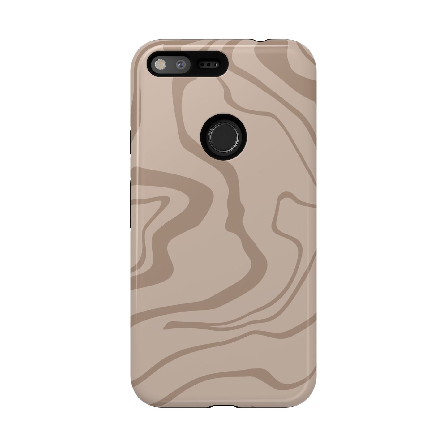 Beige designed Tough Case
