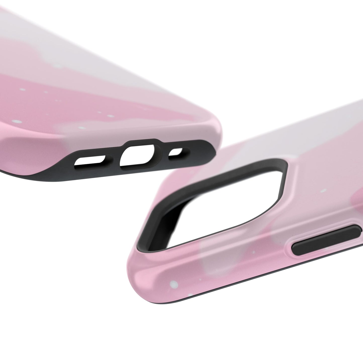 Pink and White Magnetic Tough Case
