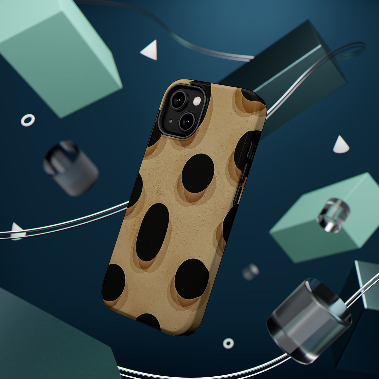 Leopard polka dot Magnetic Tough Case