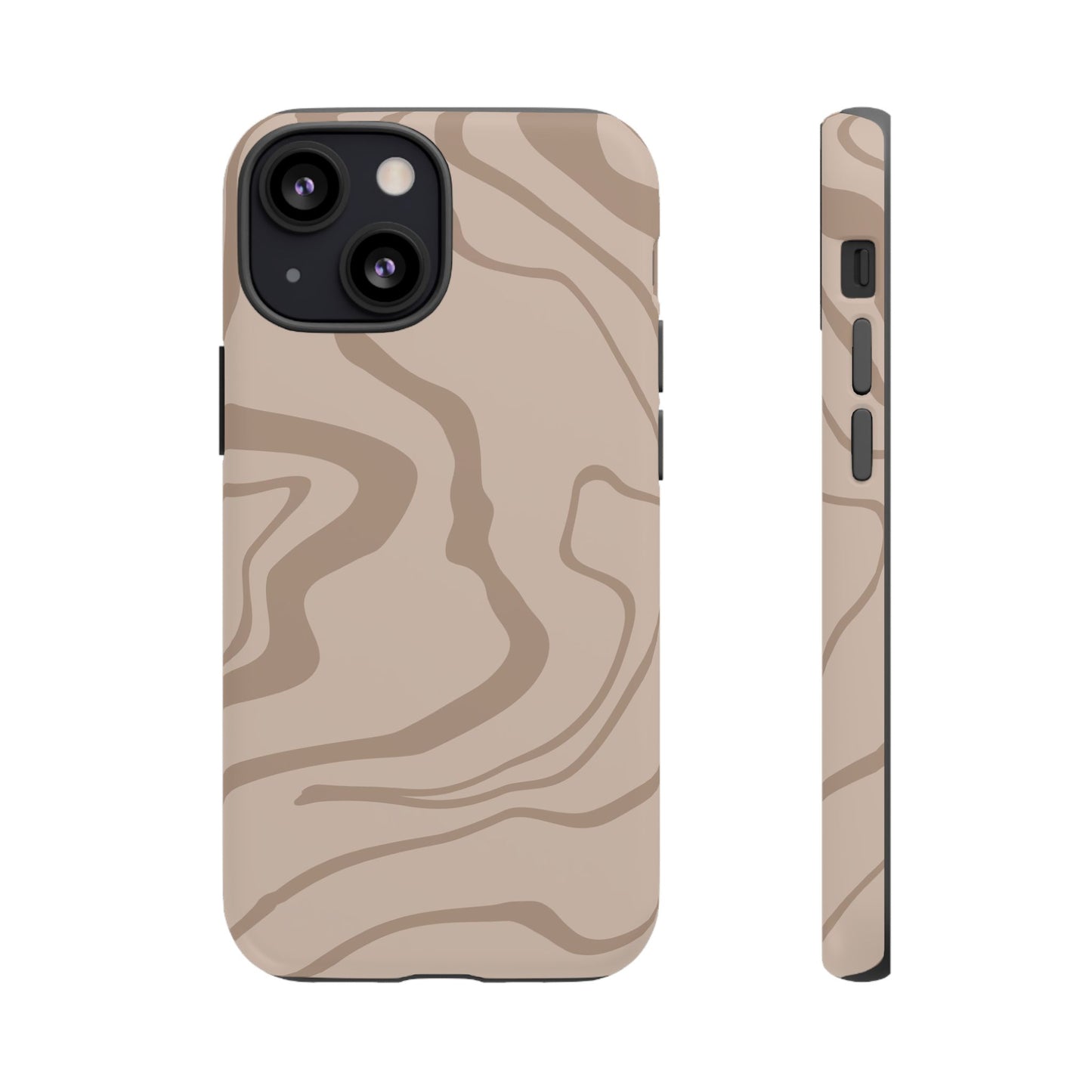 Beige designed Tough Case