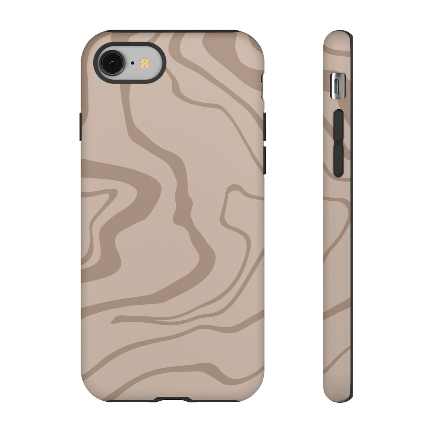 Beige designed Tough Case