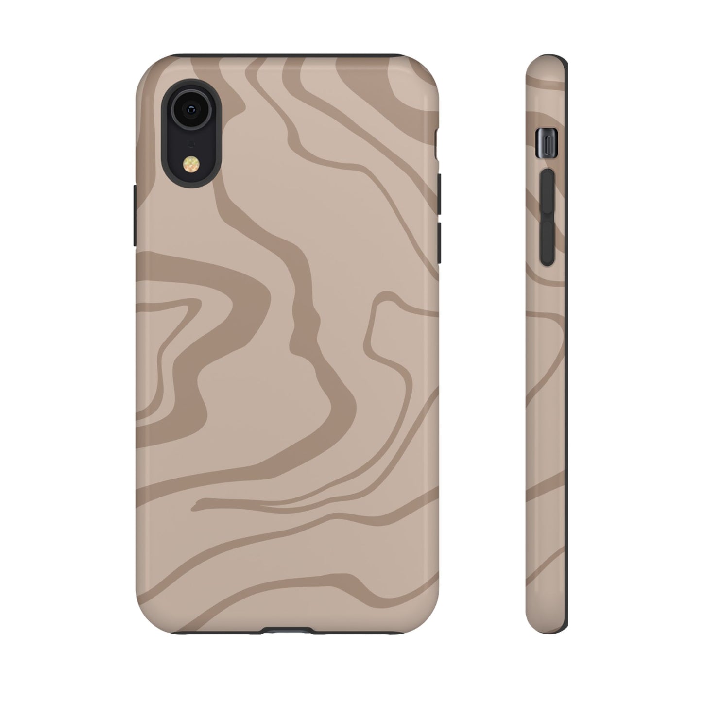 Beige designed Tough Case