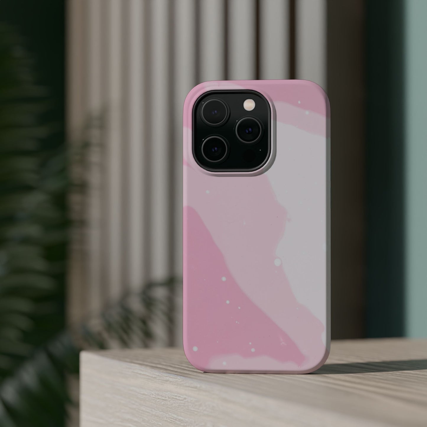 Pink and White Magnetic Tough Case