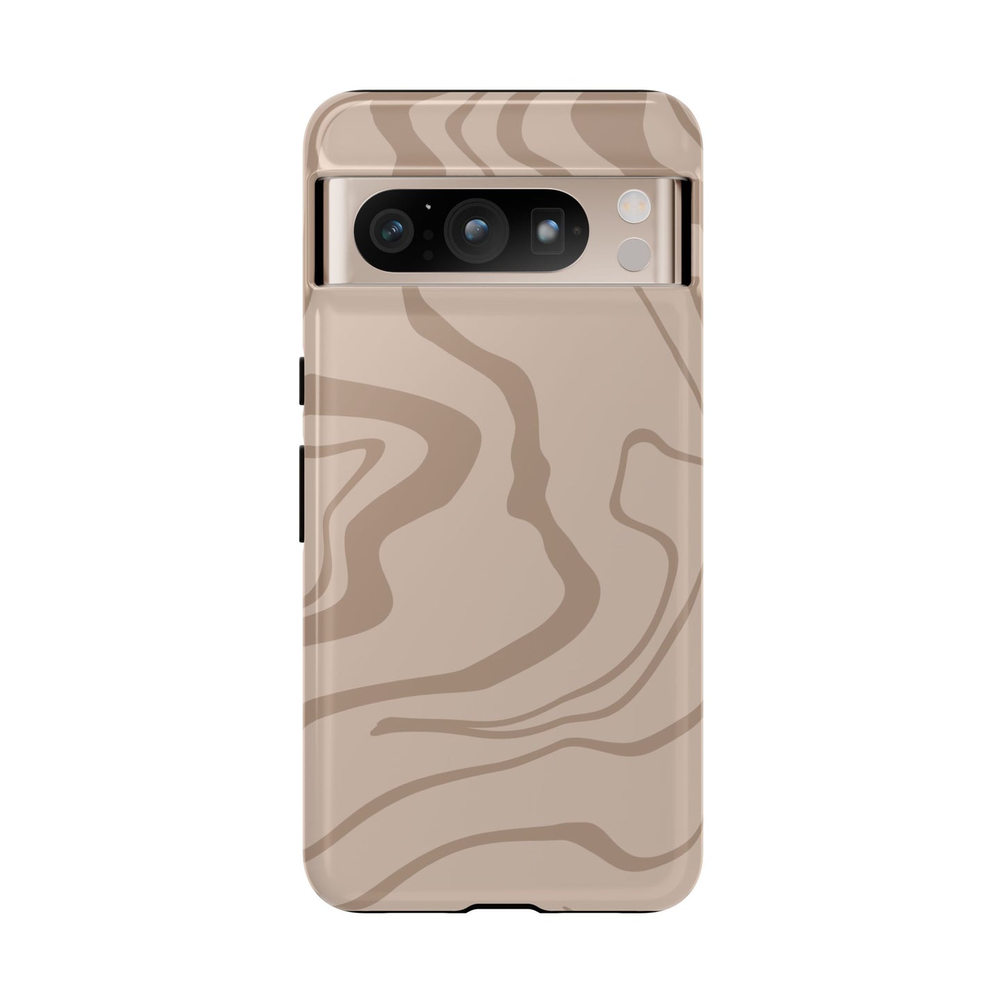 Beige designed Tough Case