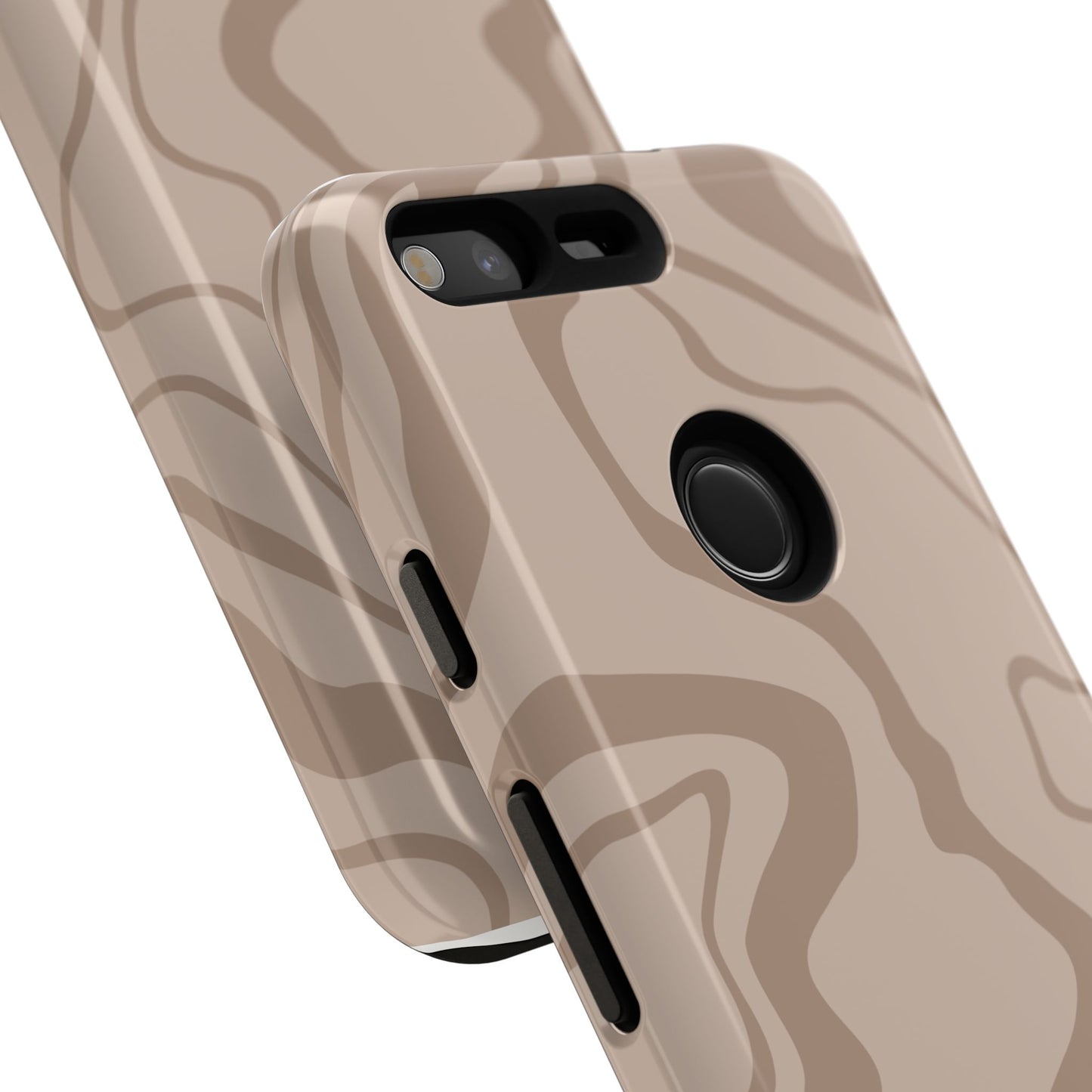 Beige designed Tough Case