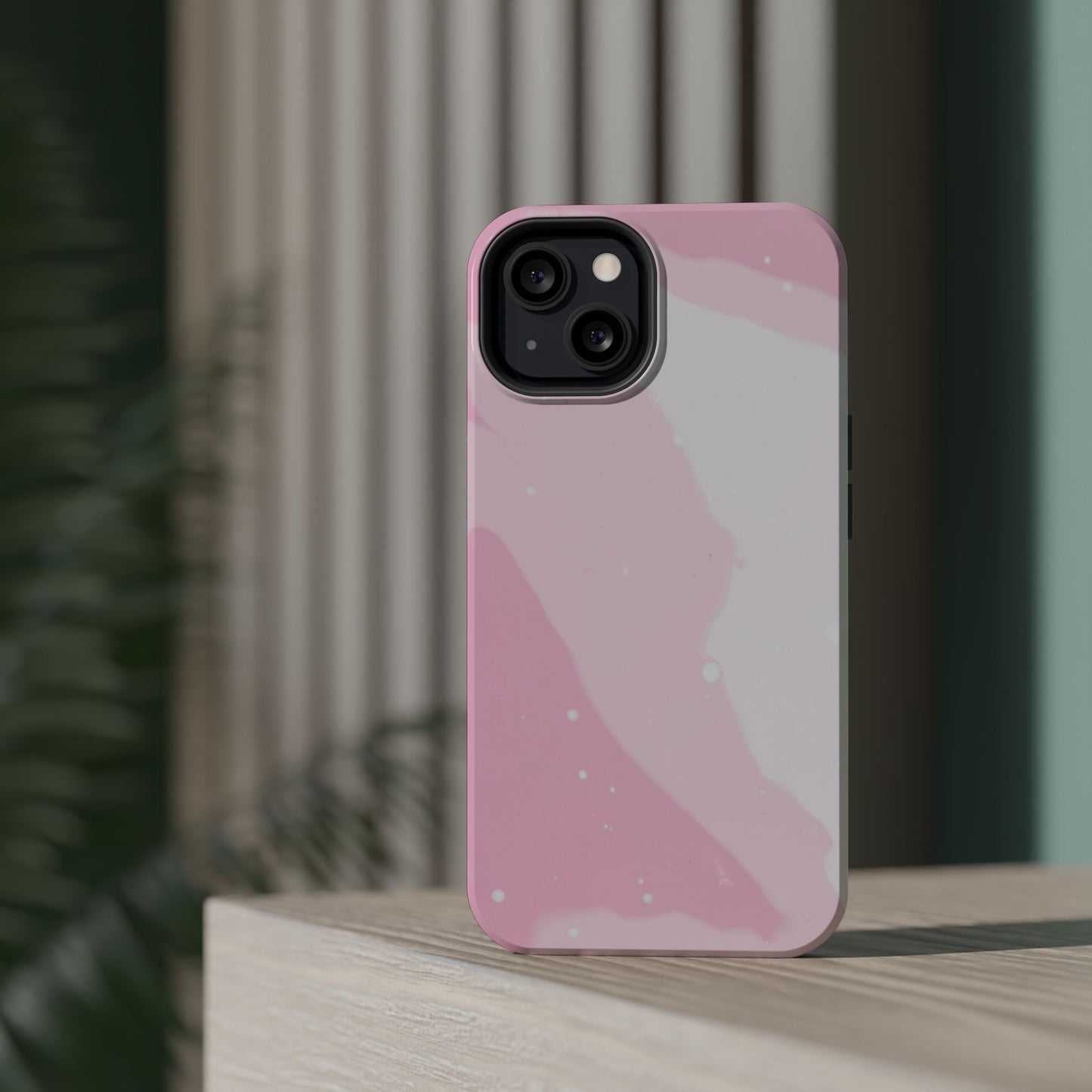Pink and White Magnetic Tough Case