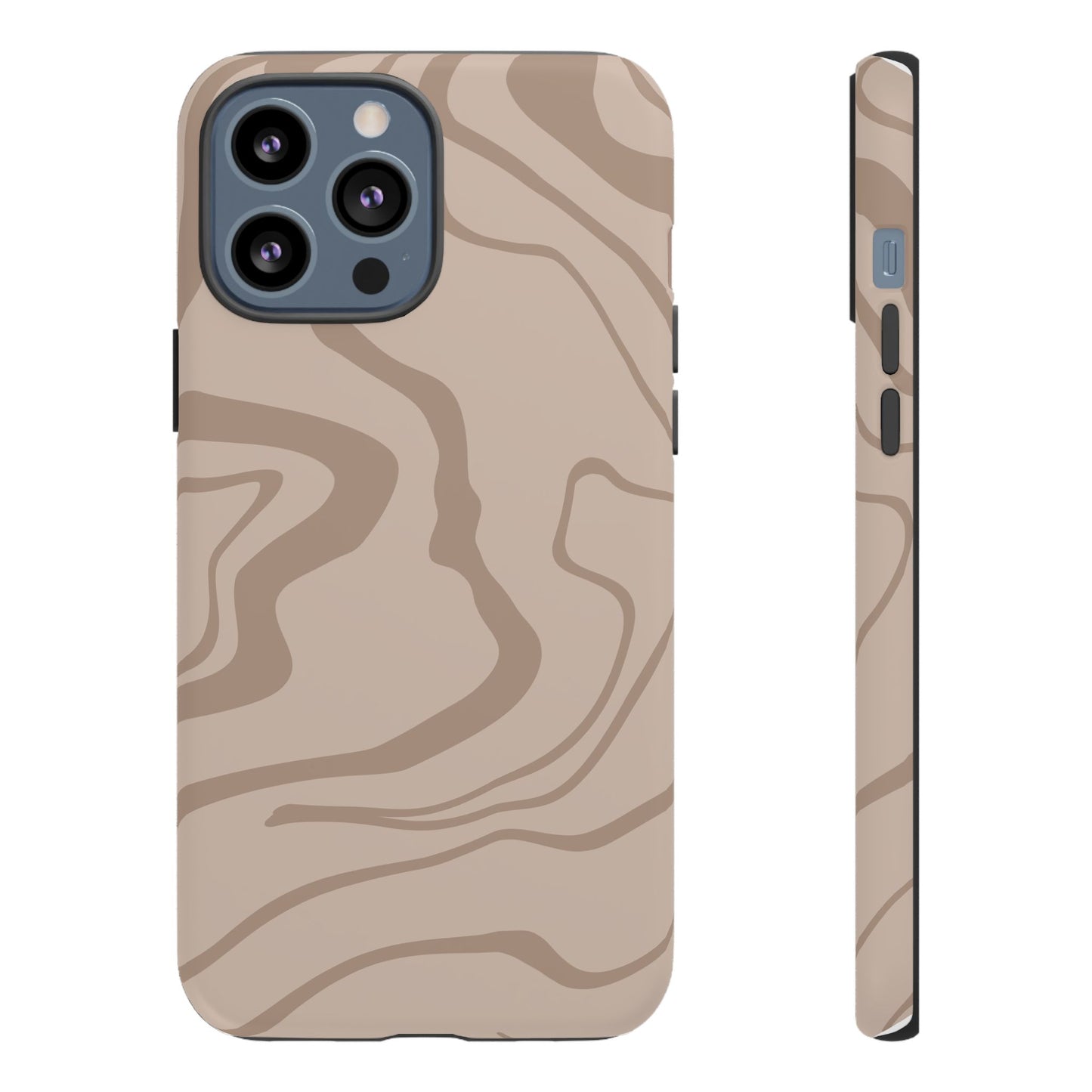 Beige designed Tough Case