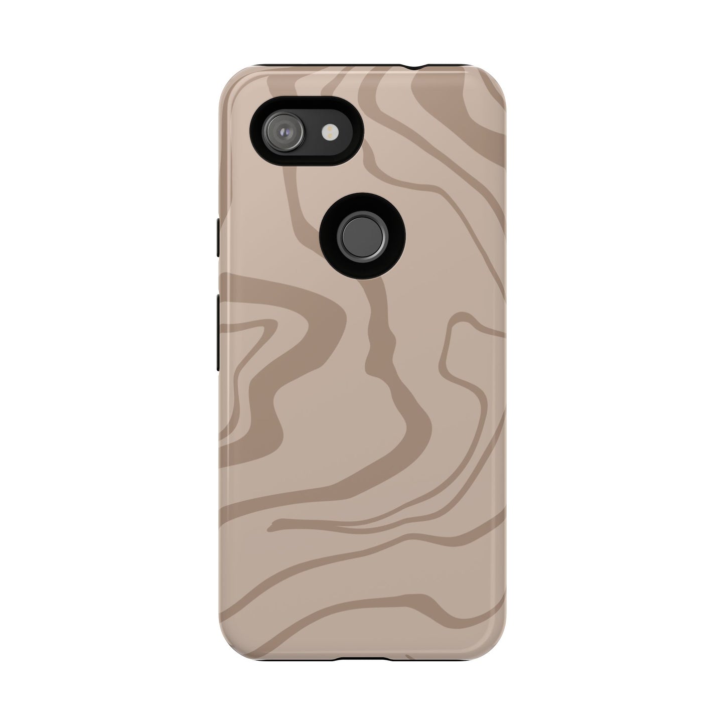Beige designed Tough Case