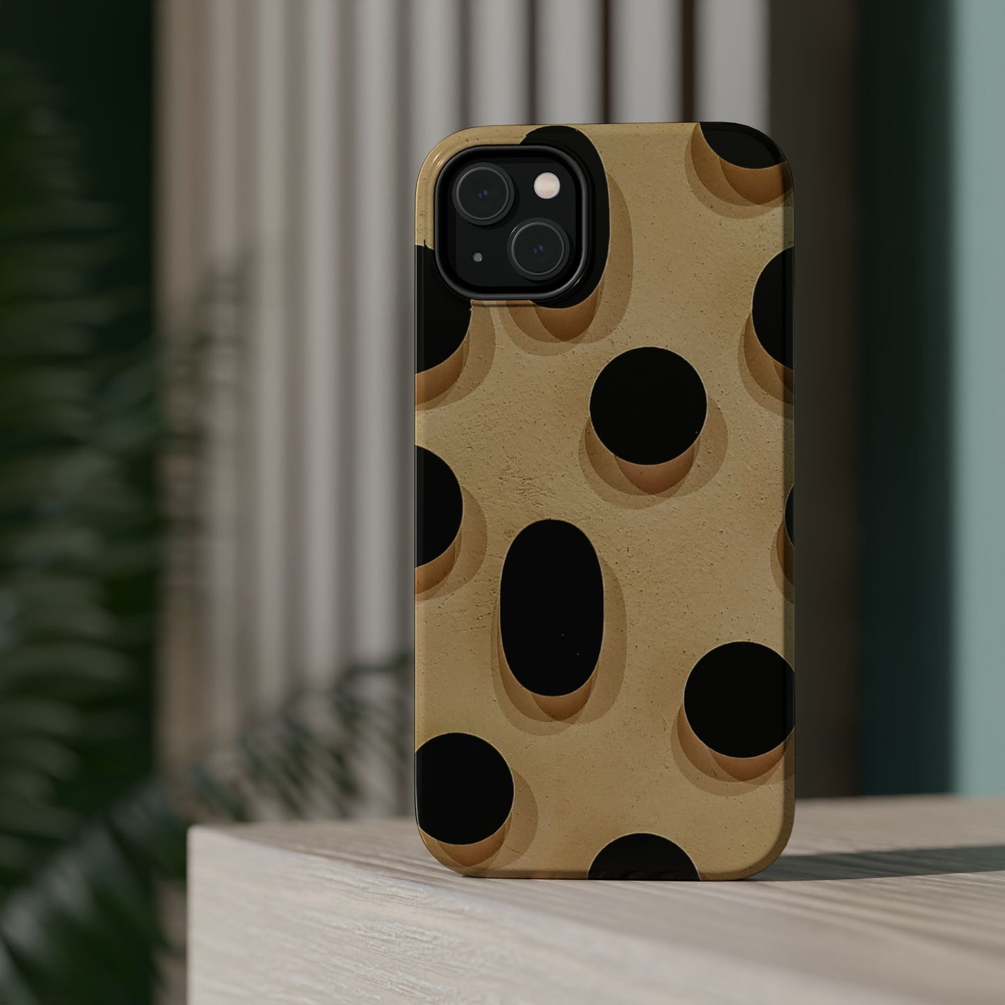Leopard polka dot Magnetic Tough Case