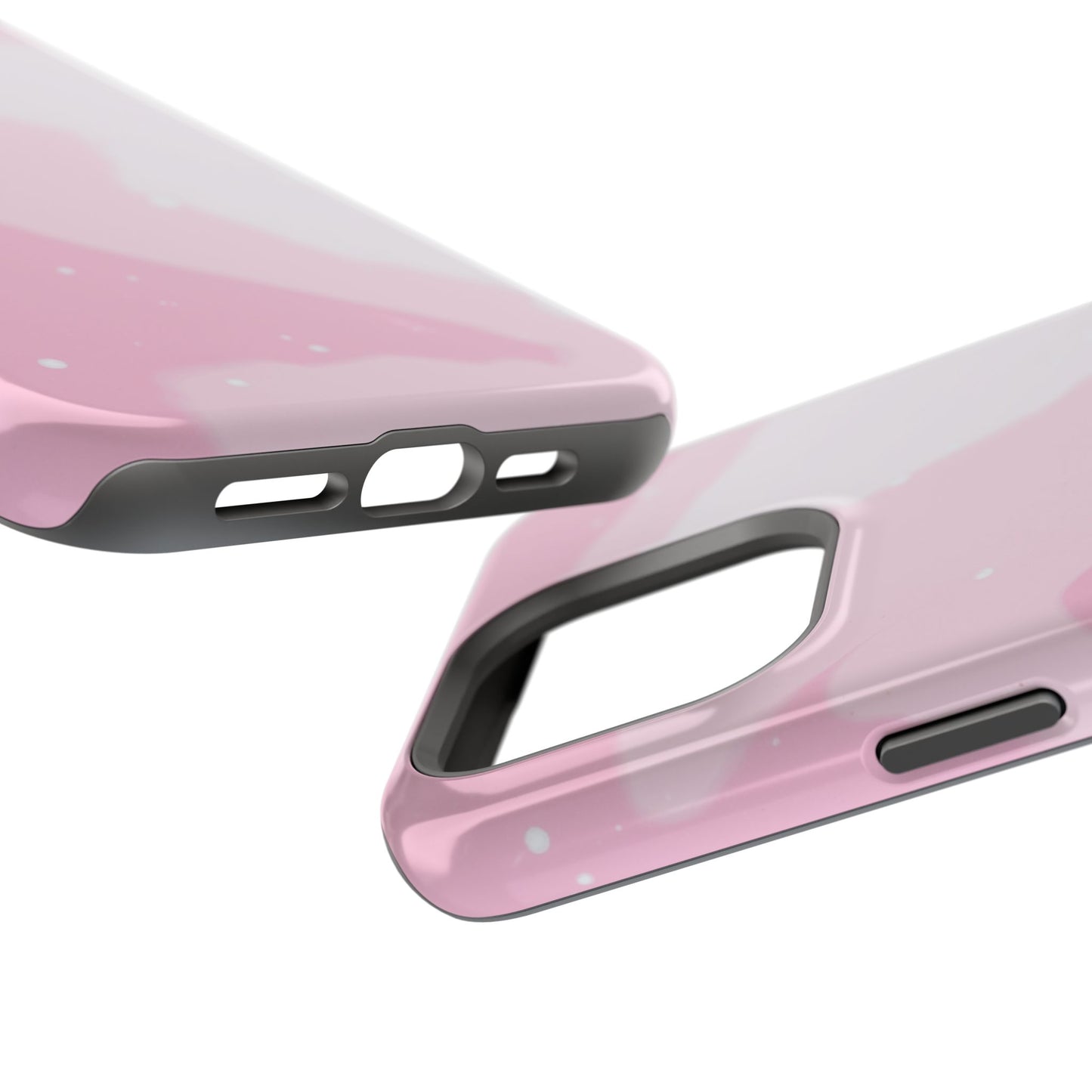 Pink and White Magnetic Tough Case
