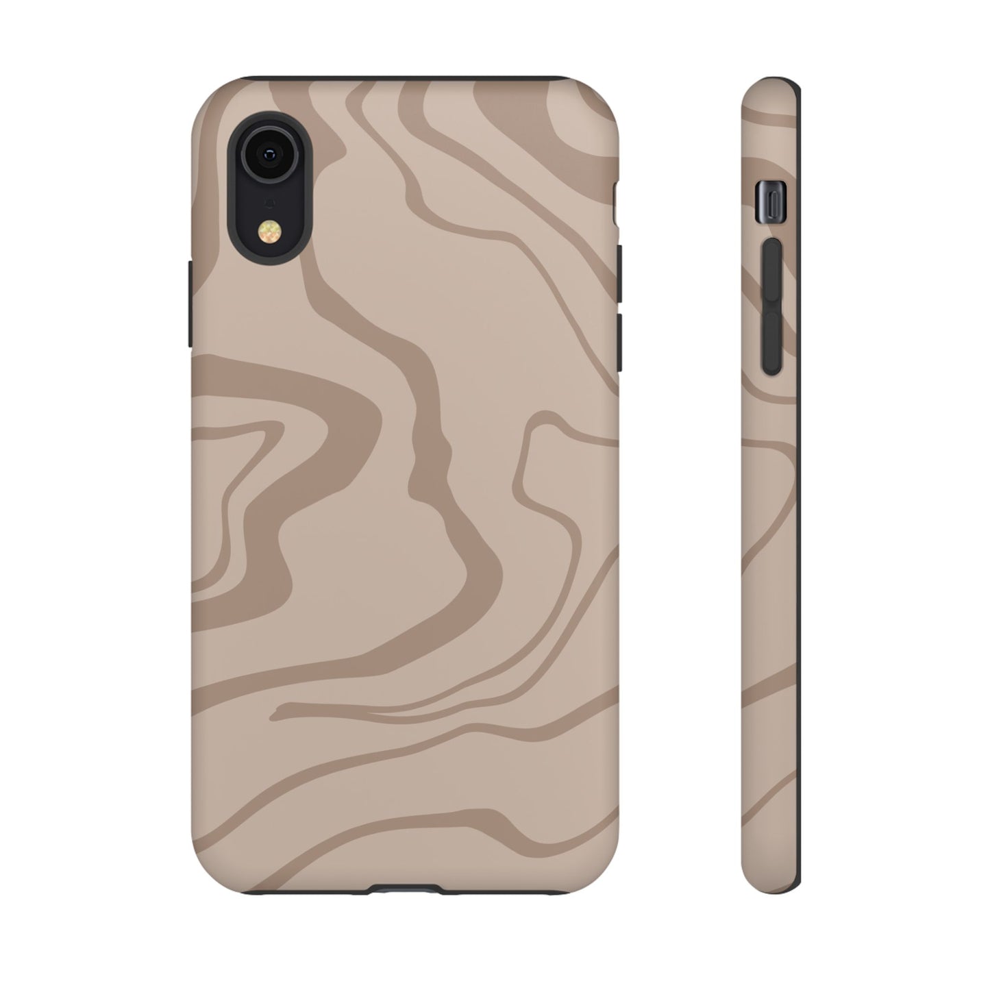 Beige designed Tough Case