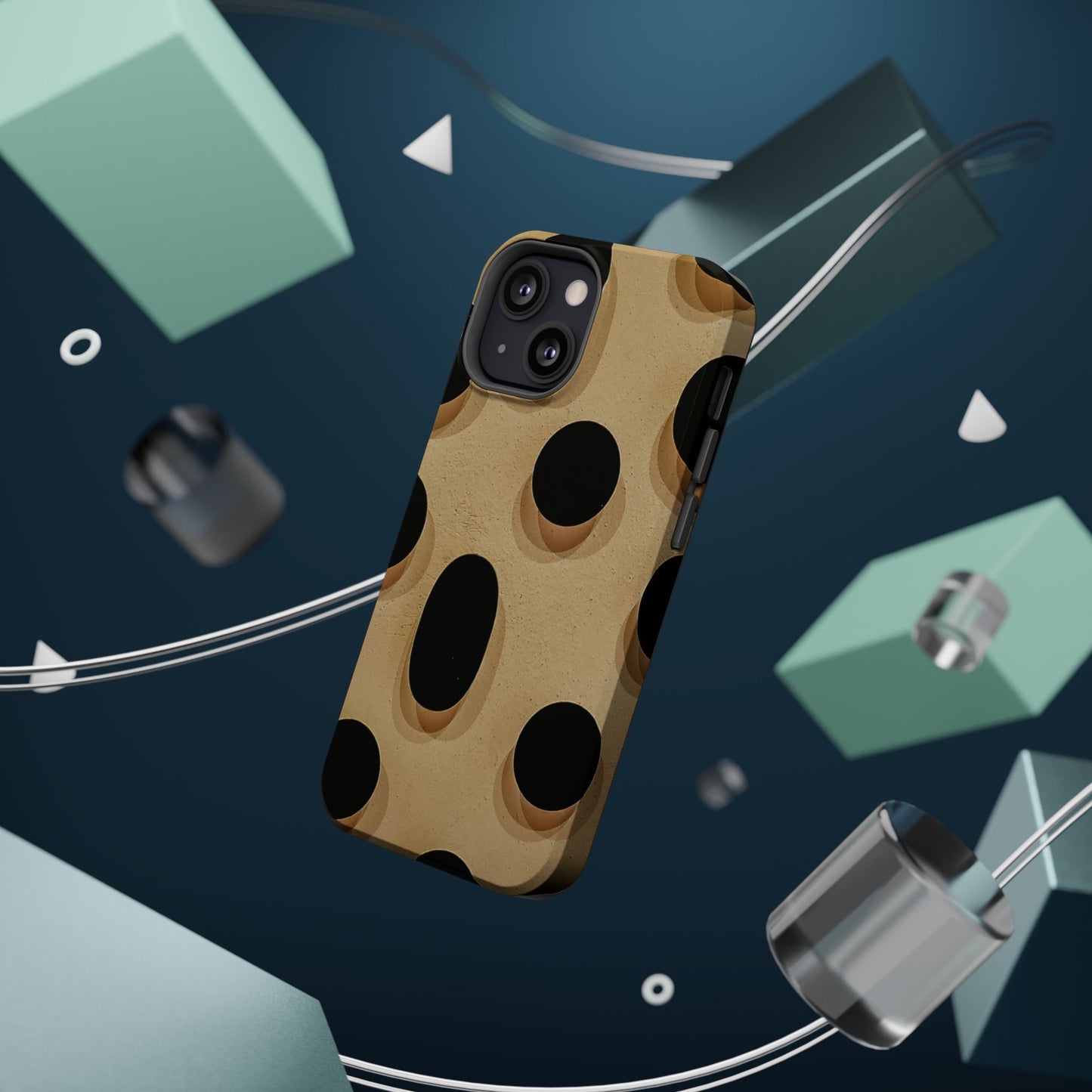 Leopard polka dot Magnetic Tough Case