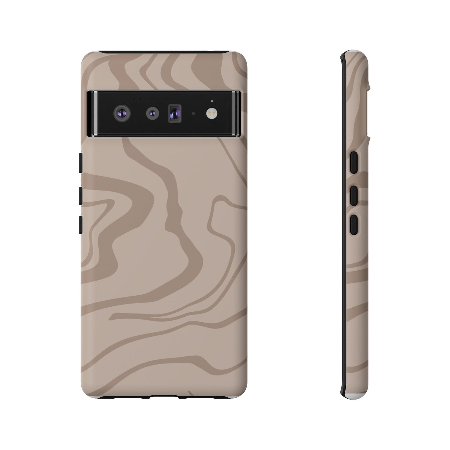 Beige designed Tough Case