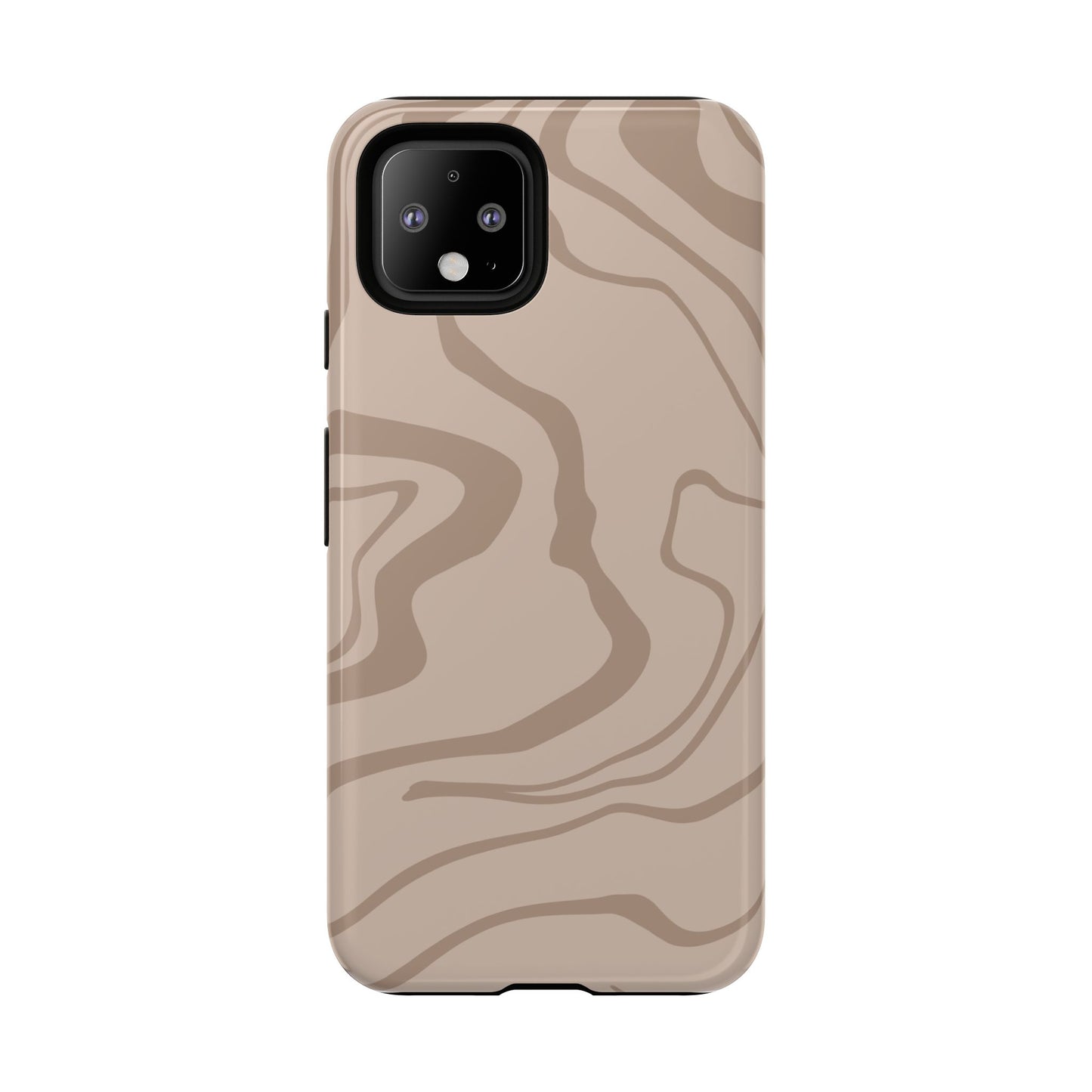 Beige designed Tough Case