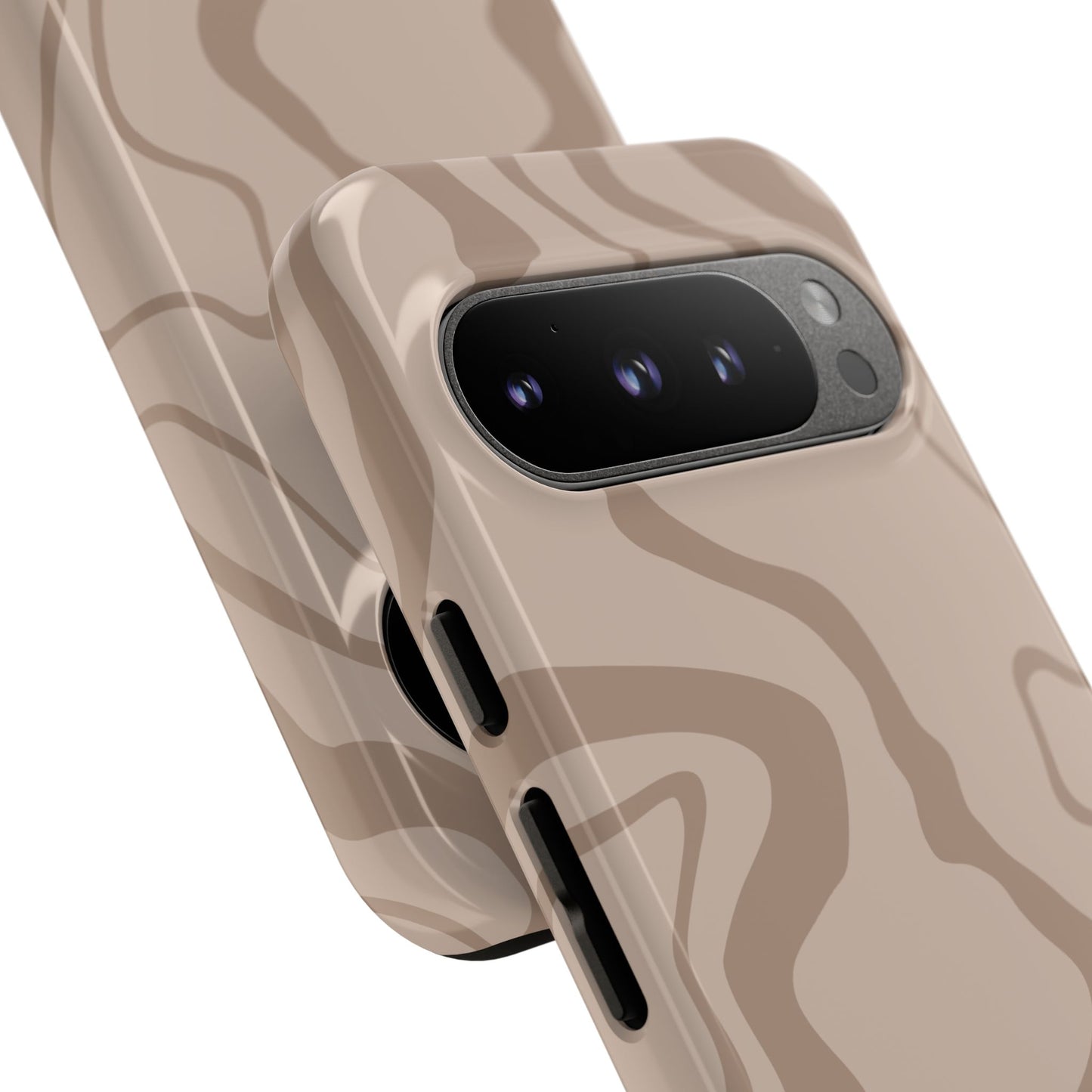 Beige designed Tough Case