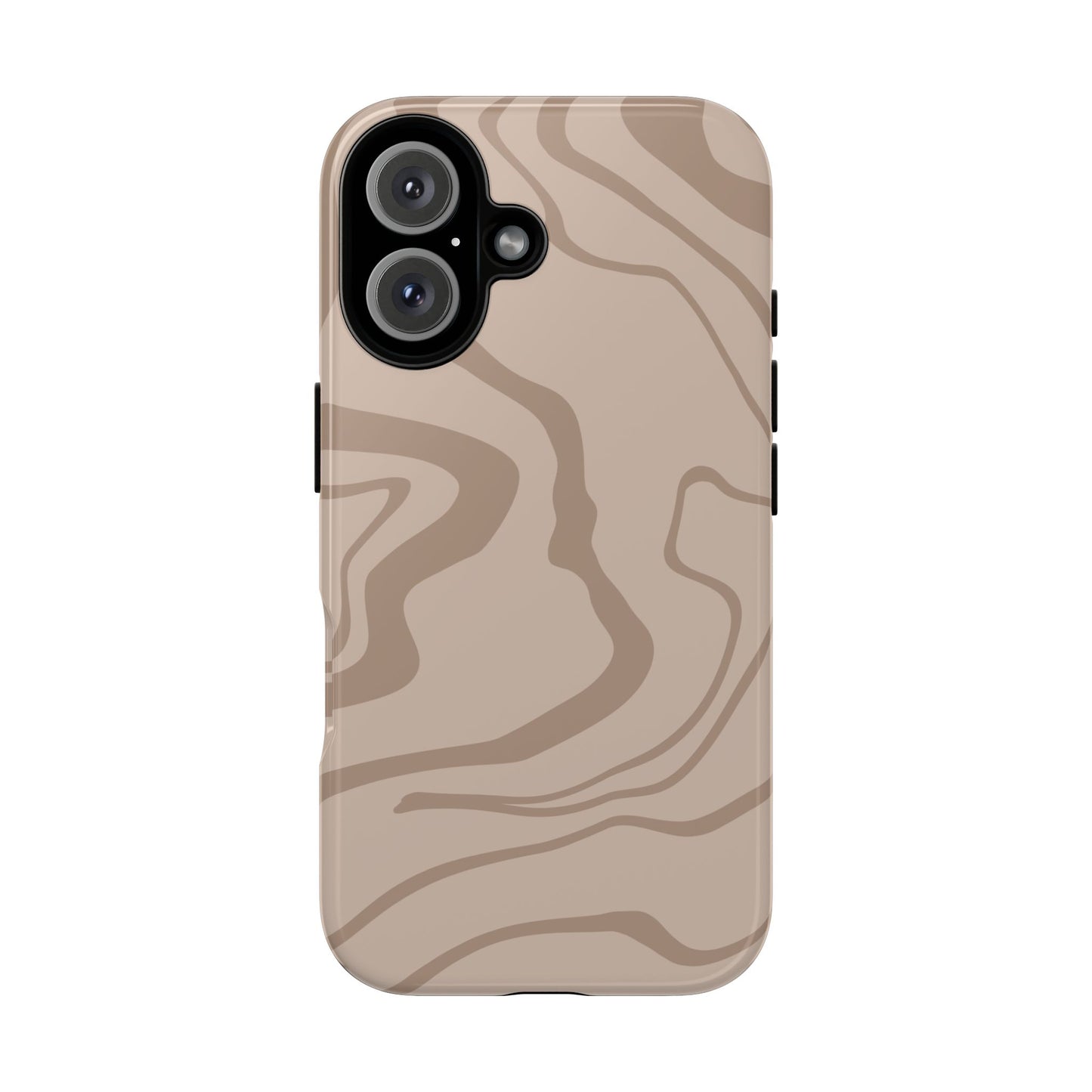 Beige designed Tough Case
