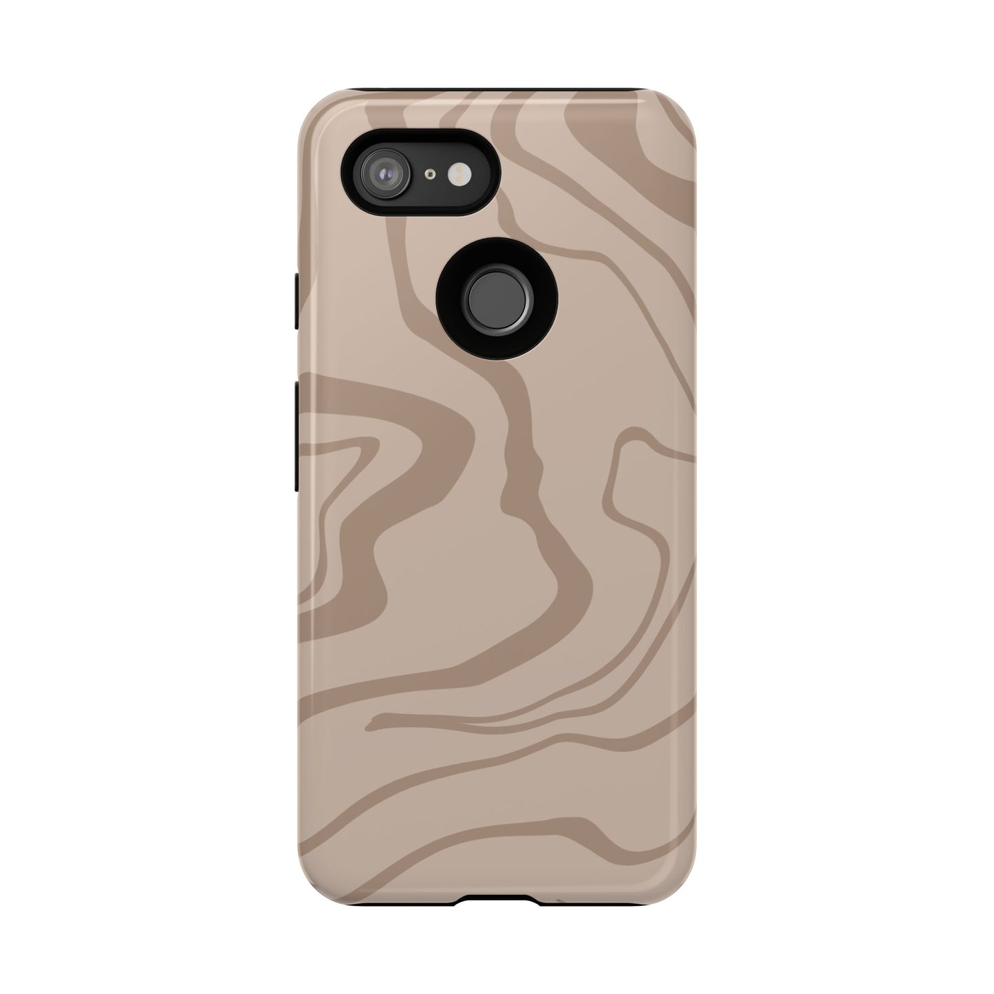 Beige designed Tough Case