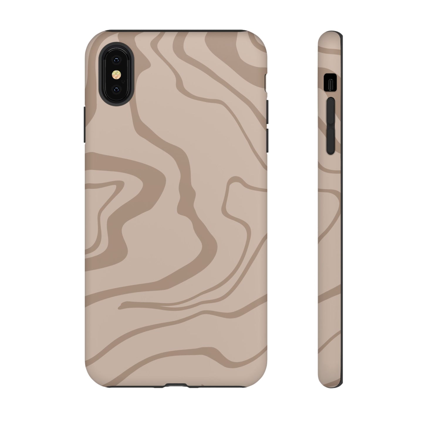 Beige designed Tough Case