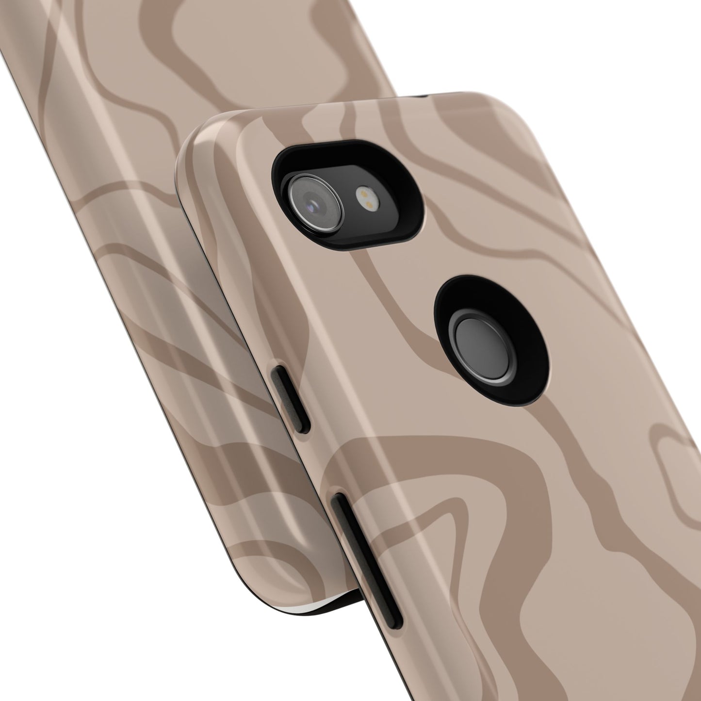Beige designed Tough Case