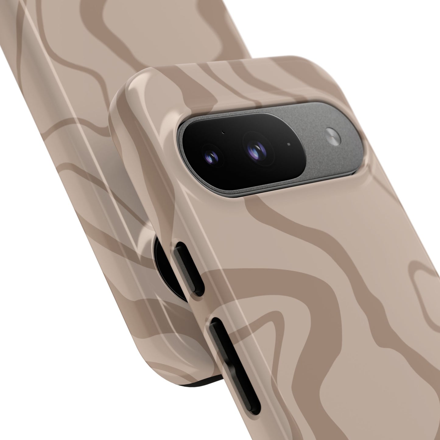 Beige designed Tough Case