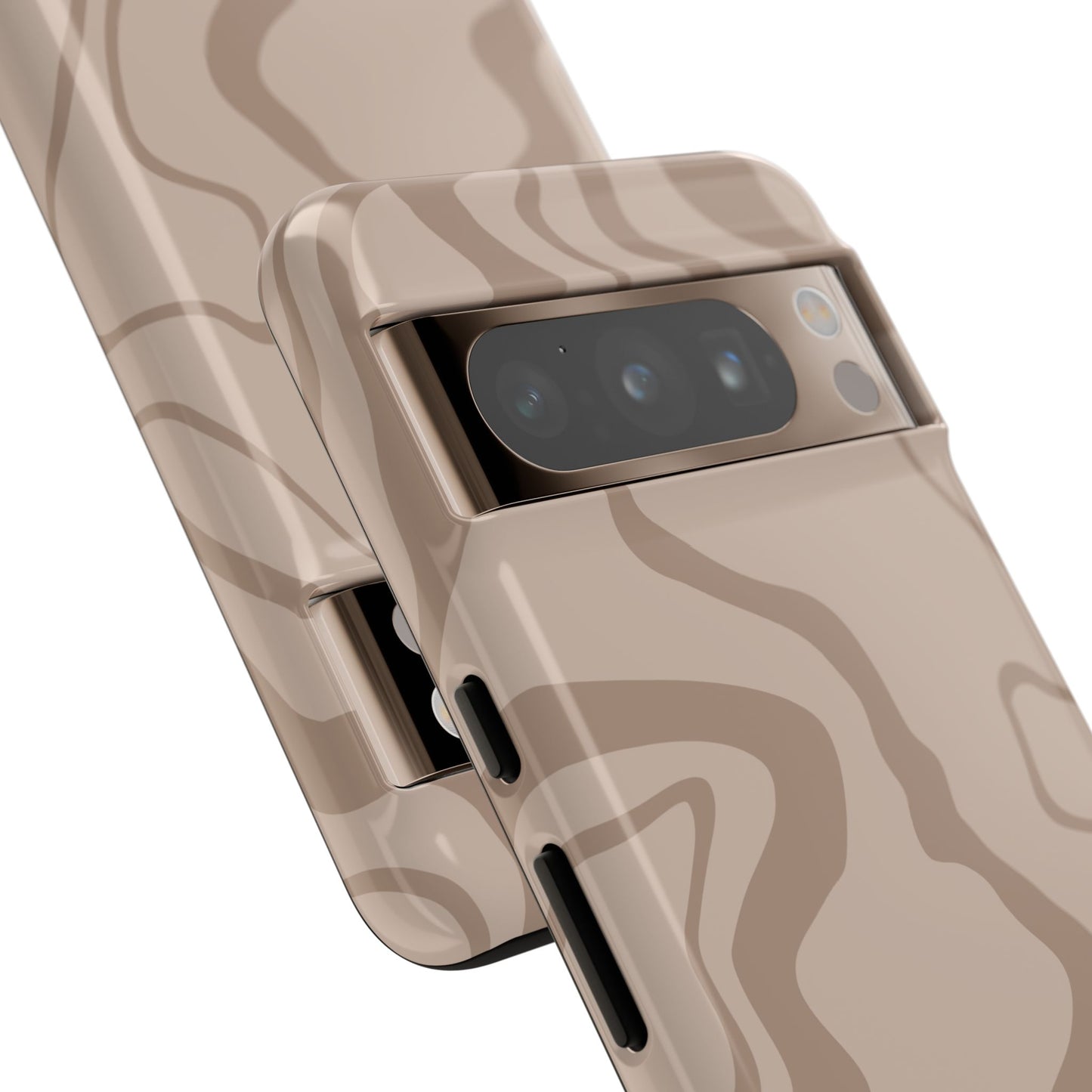 Beige designed Tough Case