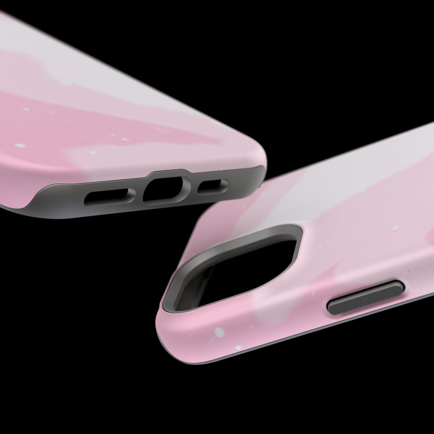 Pink and White Magnetic Tough Case