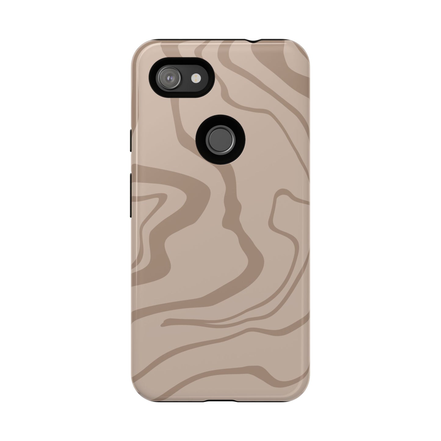Beige designed Tough Case