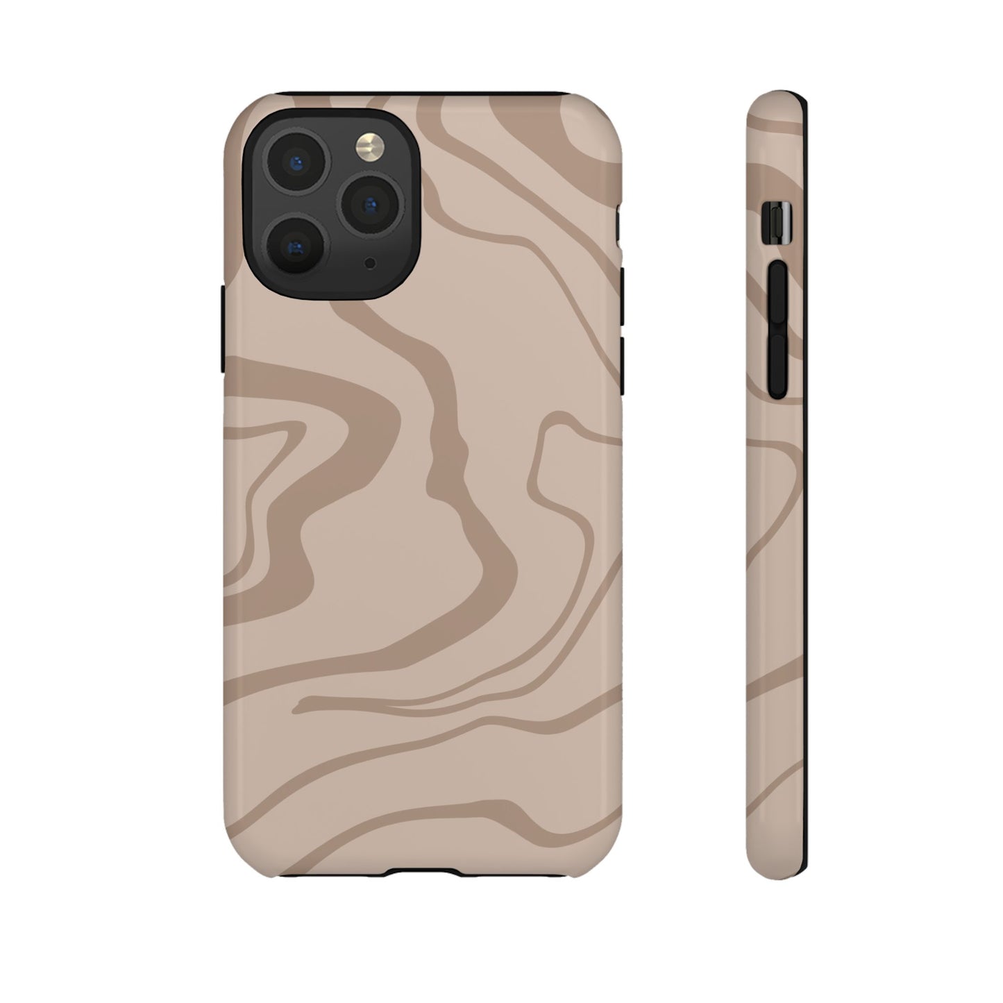 Beige designed Tough Case