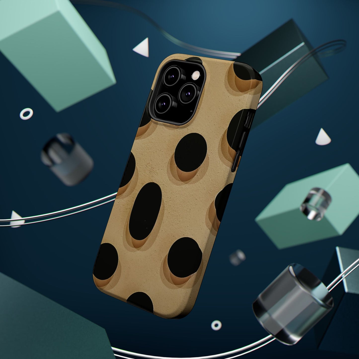 Leopard polka dot Magnetic Tough Case