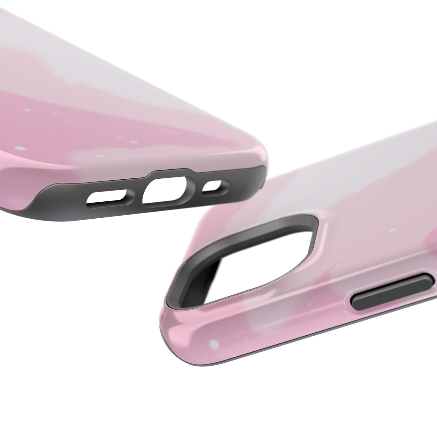 Pink and White Magnetic Tough Case