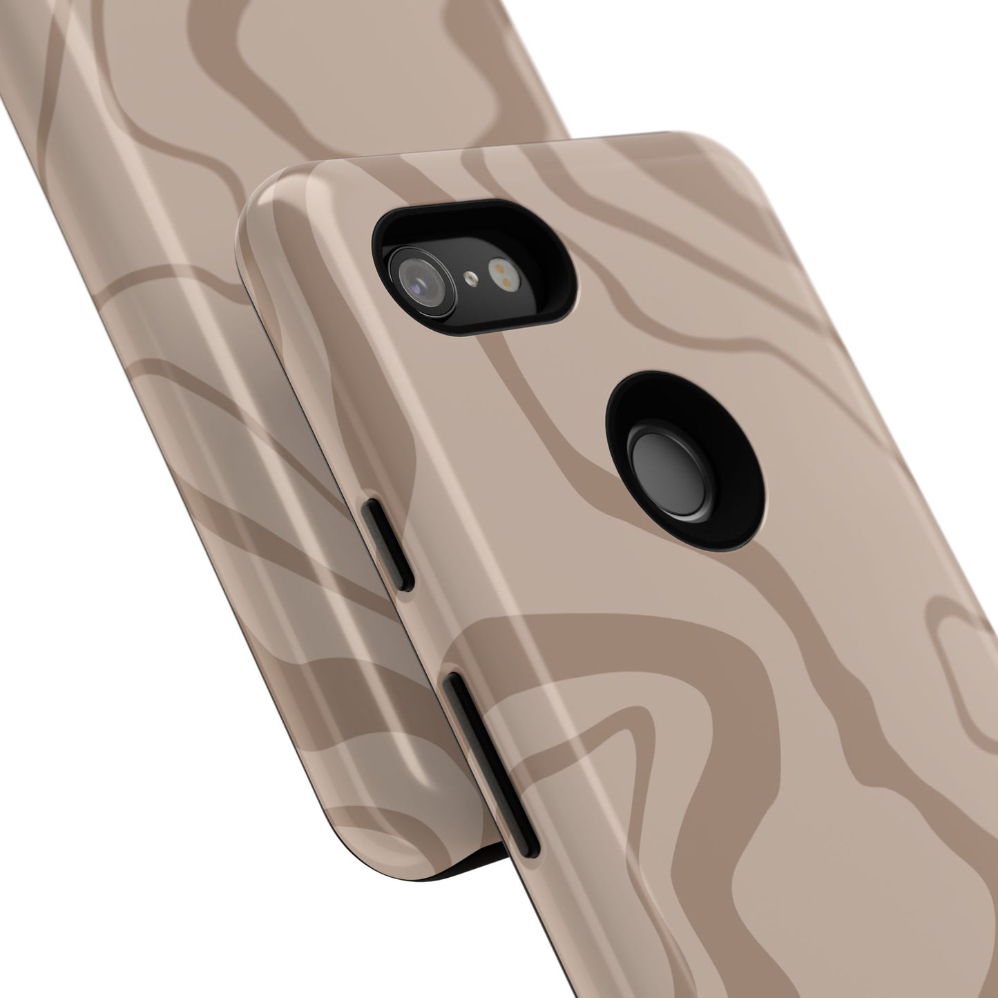 Beige designed Tough Case