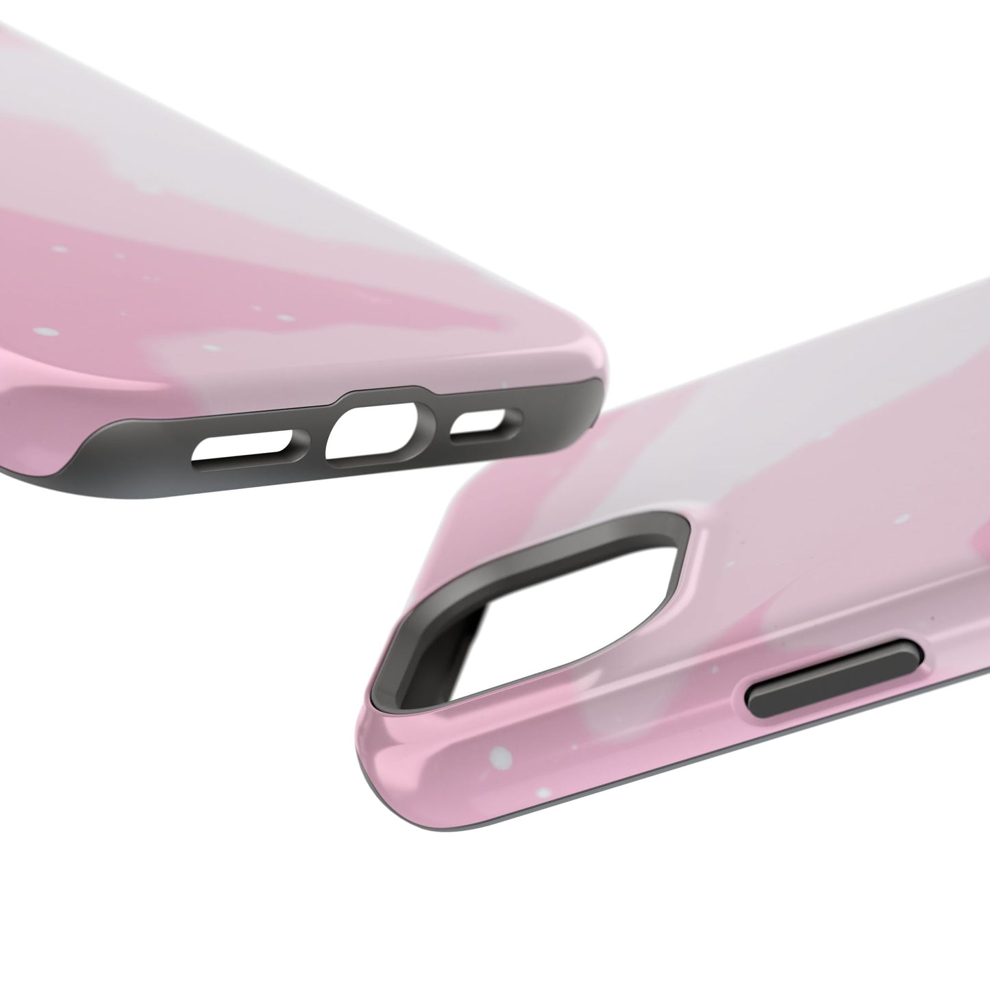 Pink and White Magnetic Tough Case