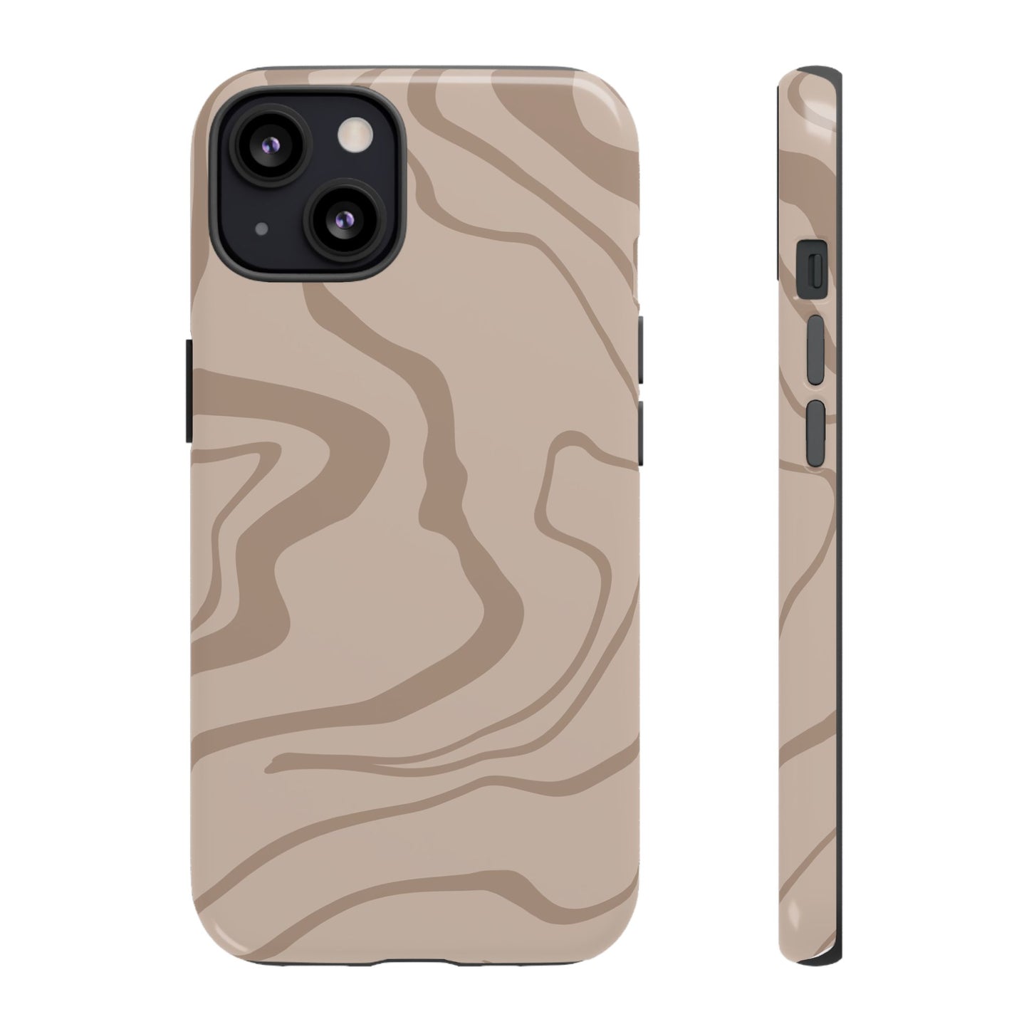 Beige designed Tough Case
