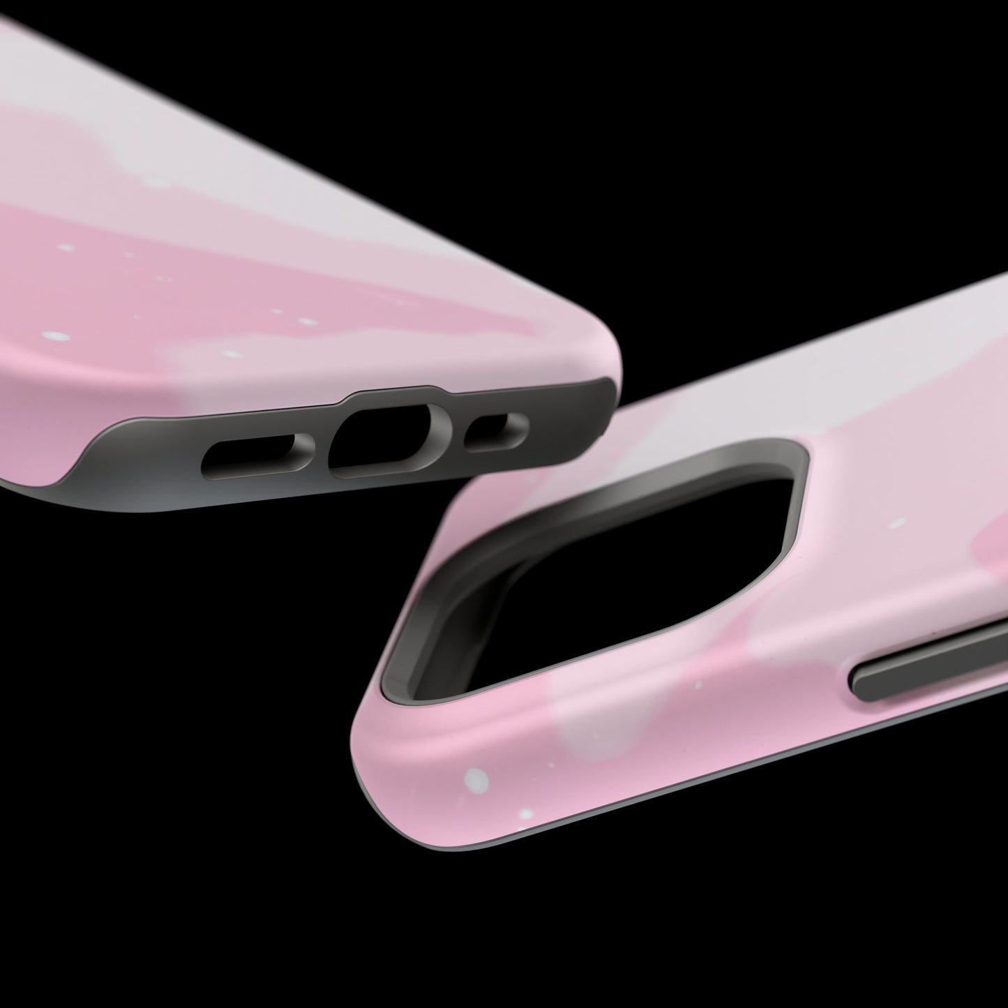 Pink and White Magnetic Tough Case