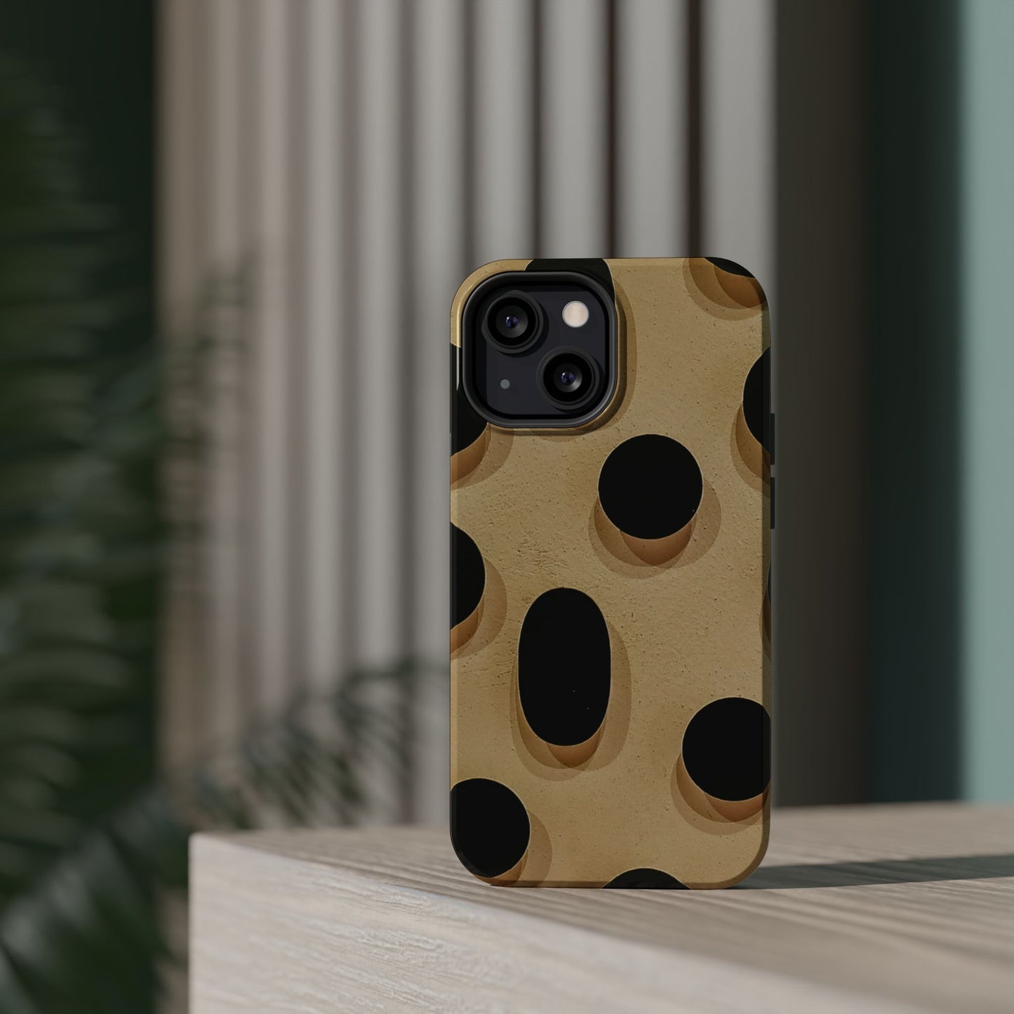 Leopard polka dot Magnetic Tough Case