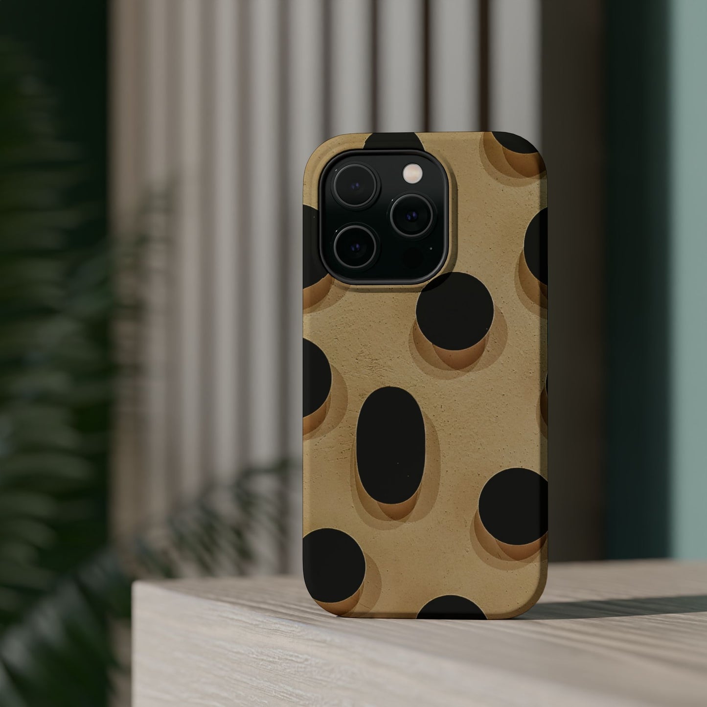 Leopard polka dot Magnetic Tough Case