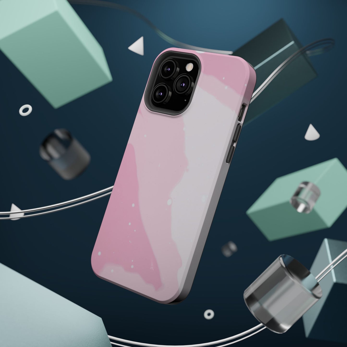 Pink and White Magnetic Tough Case
