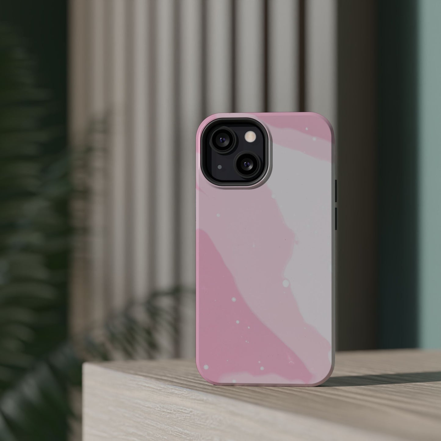 Pink and White Magnetic Tough Case