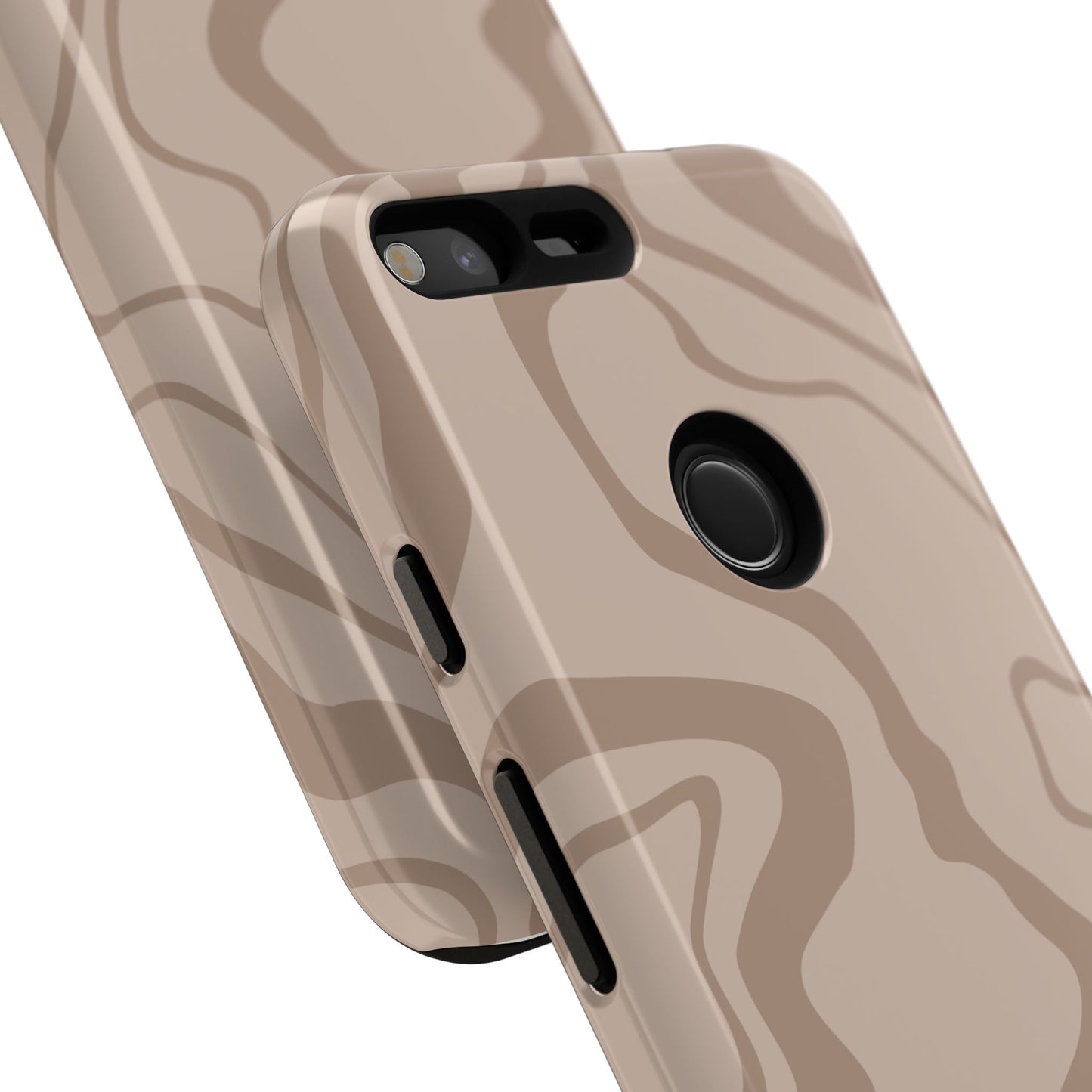 Beige designed Tough Case