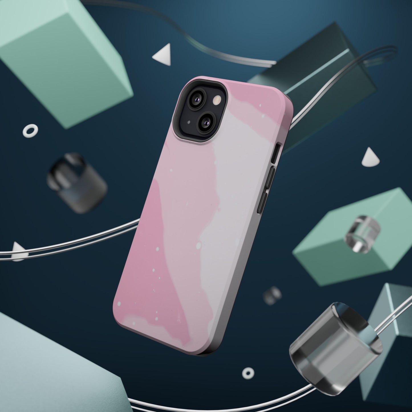 Pink and White Magnetic Tough Case