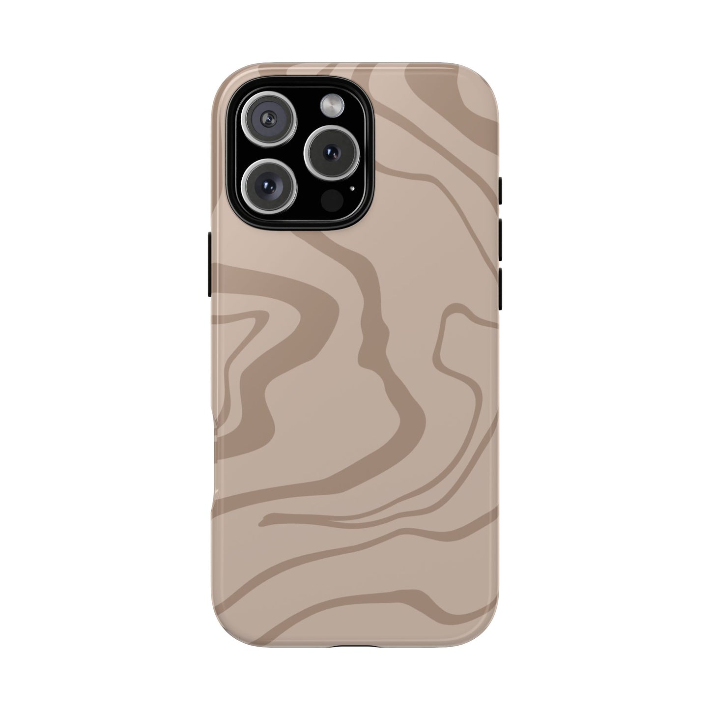 Beige designed Tough Case