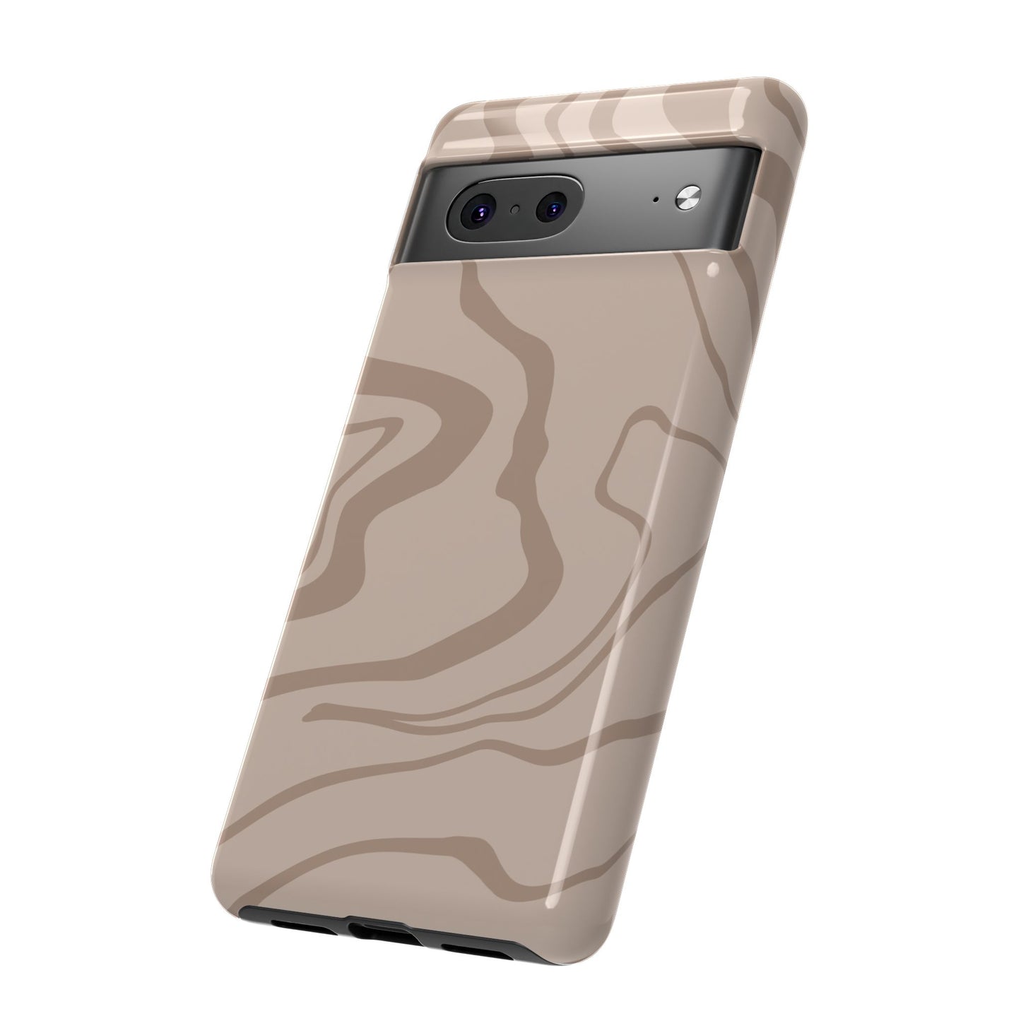 Beige designed Tough Case