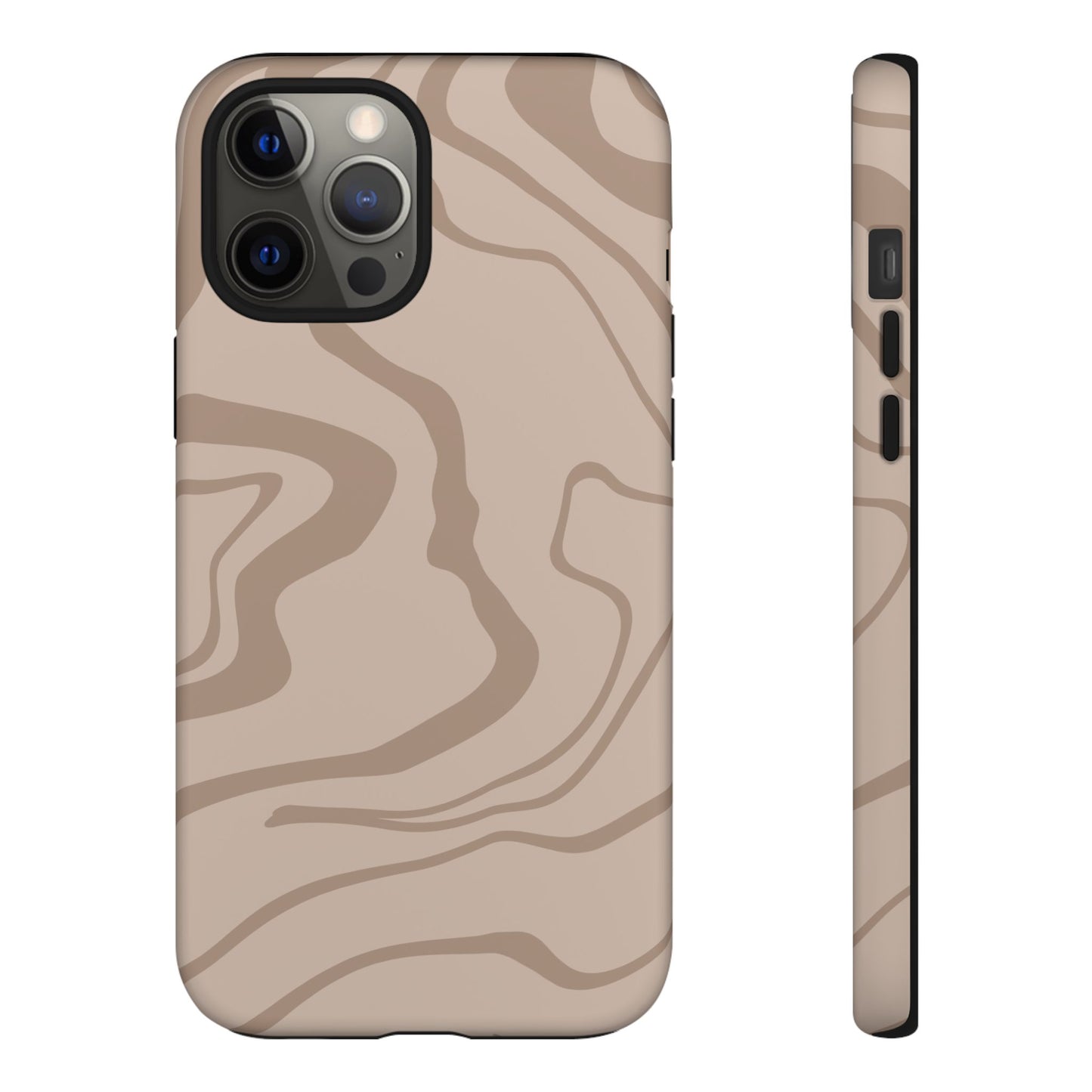 Beige designed Tough Case