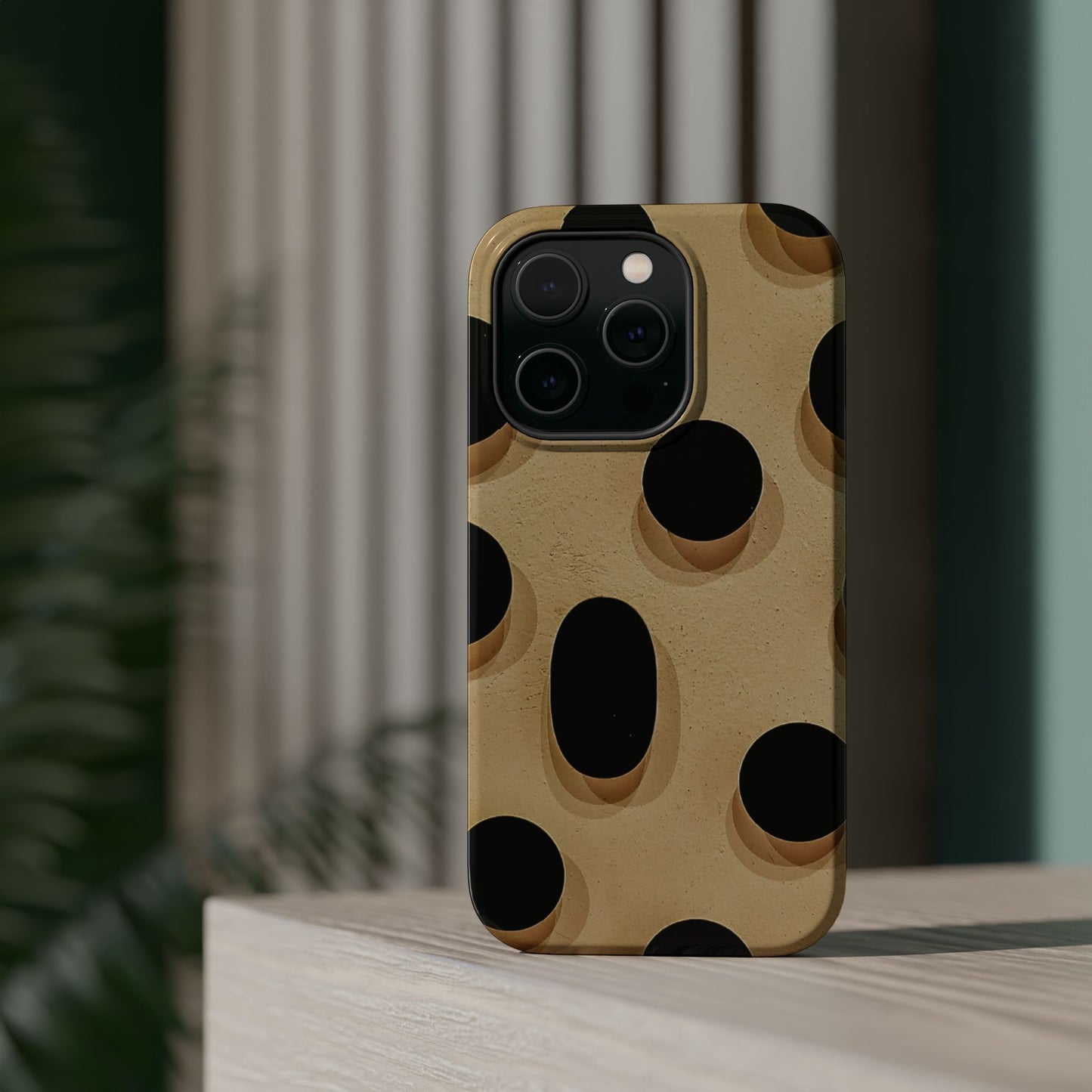 Leopard polka dot Magnetic Tough Case