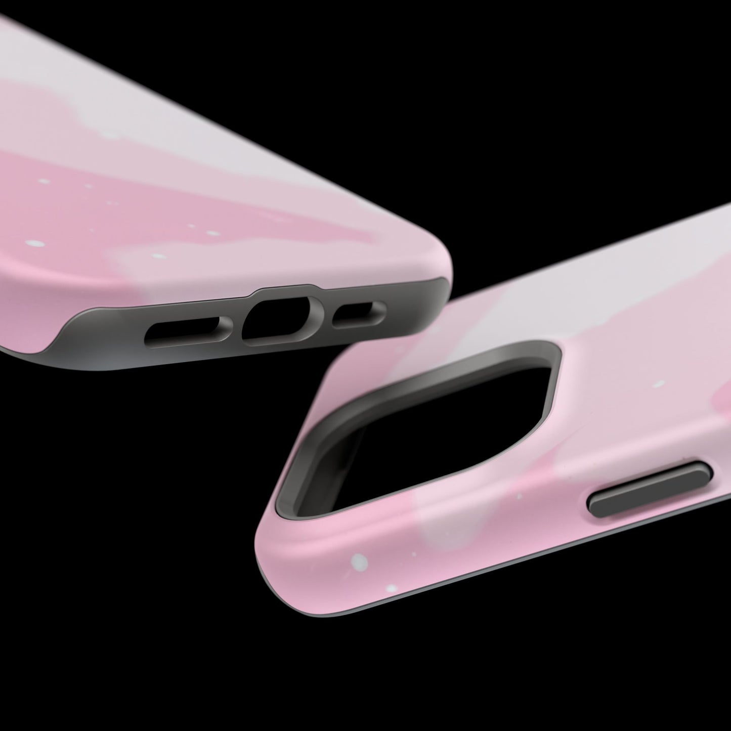 Pink and White Magnetic Tough Case