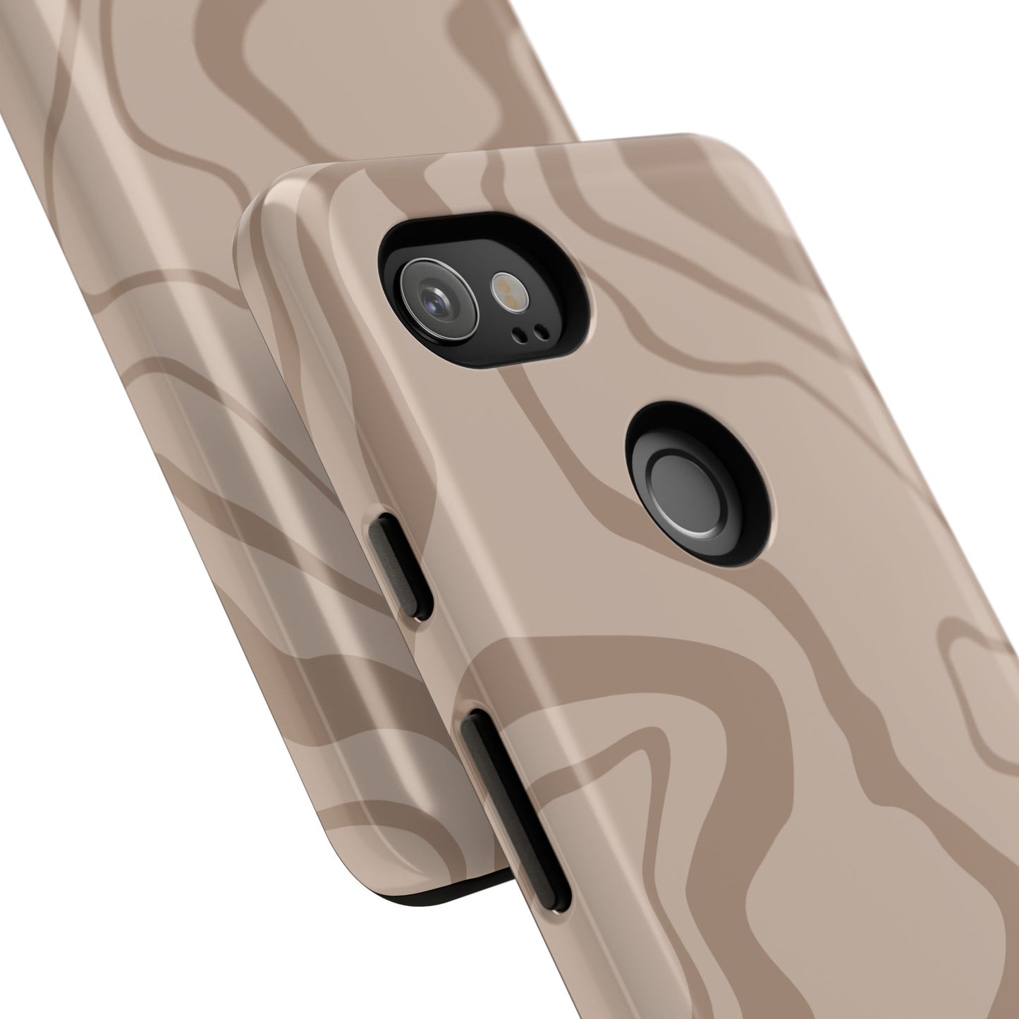 Beige designed Tough Case
