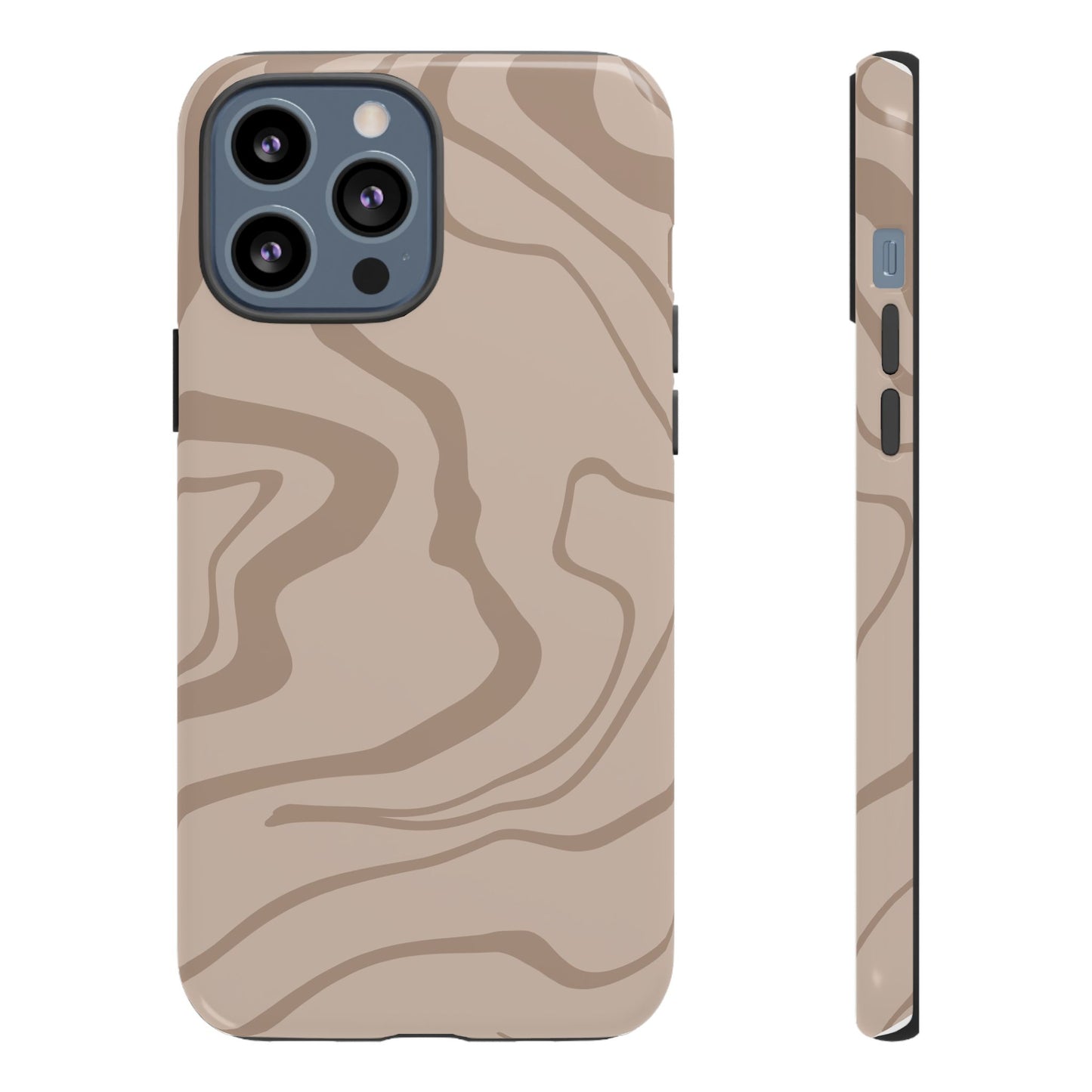 Beige designed Tough Case
