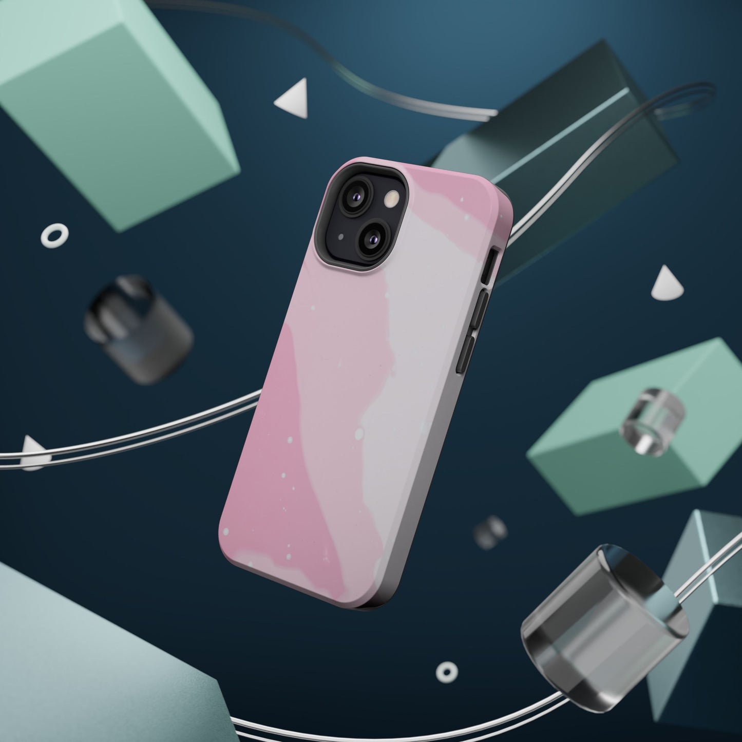 Pink and White Magnetic Tough Case