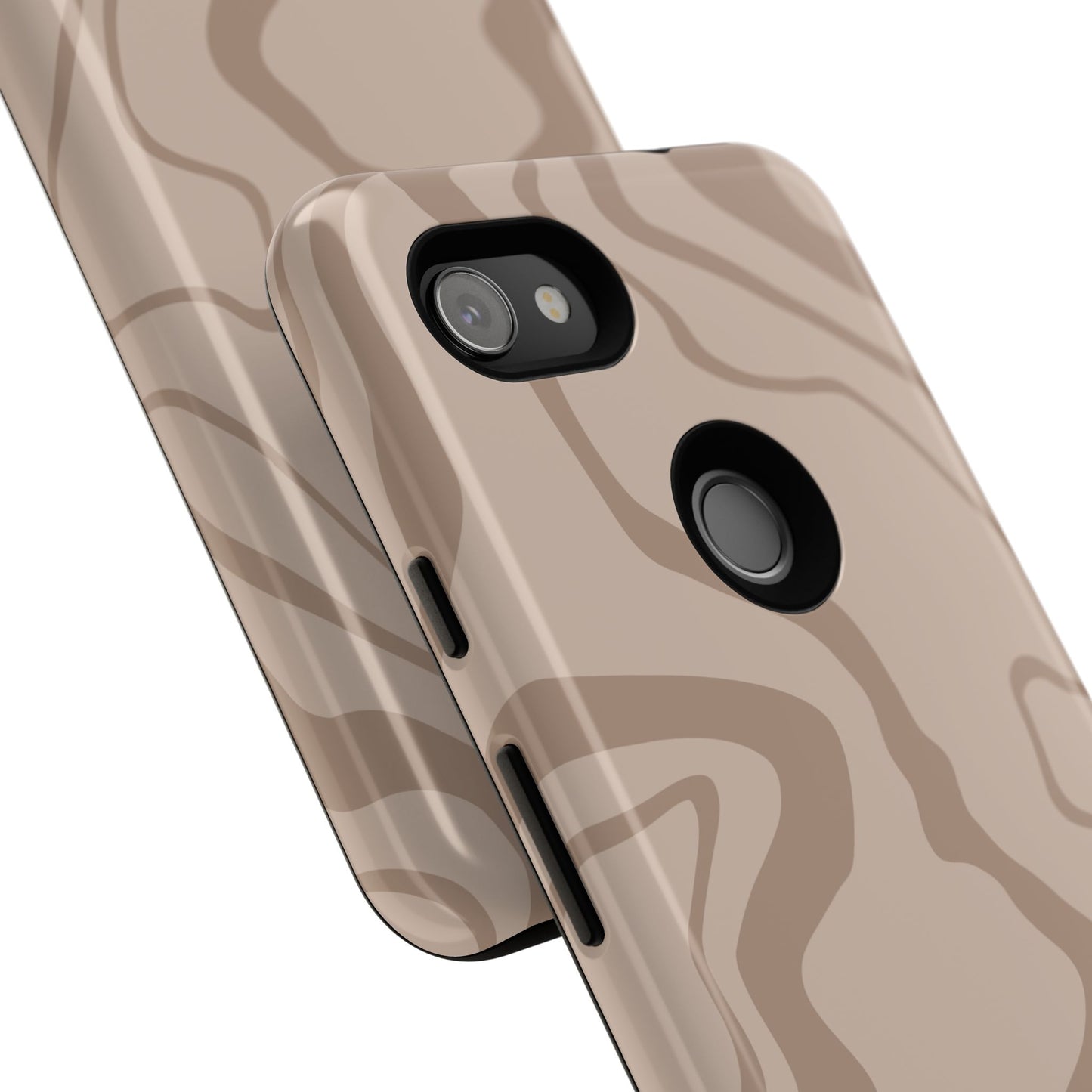 Beige designed Tough Case